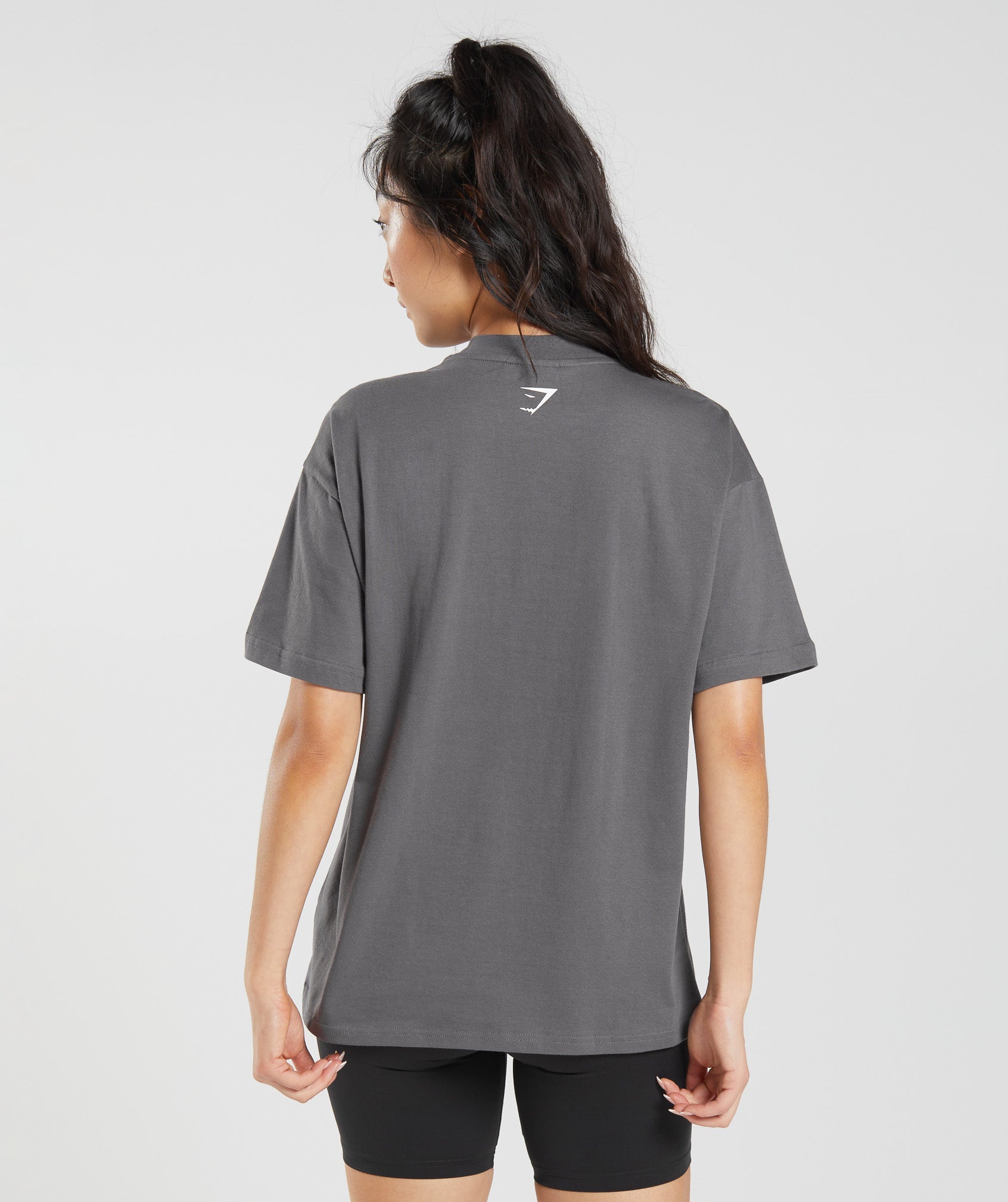 Gymshark Essential Oversized T-Shirt - Charcoal Marl