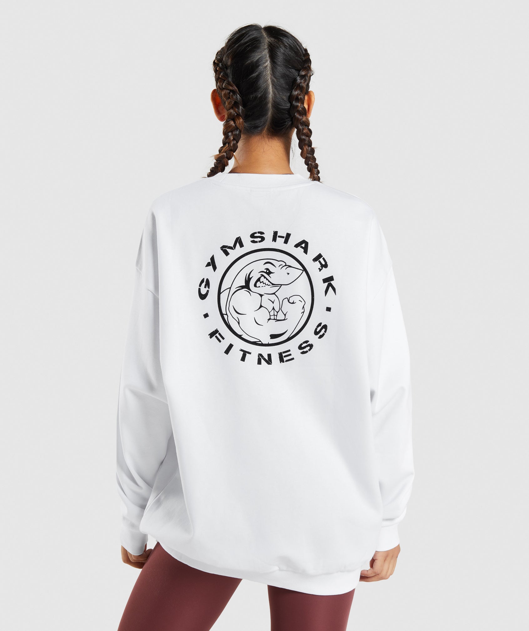 Legacy Graphic Sweatshirt in White - view 3