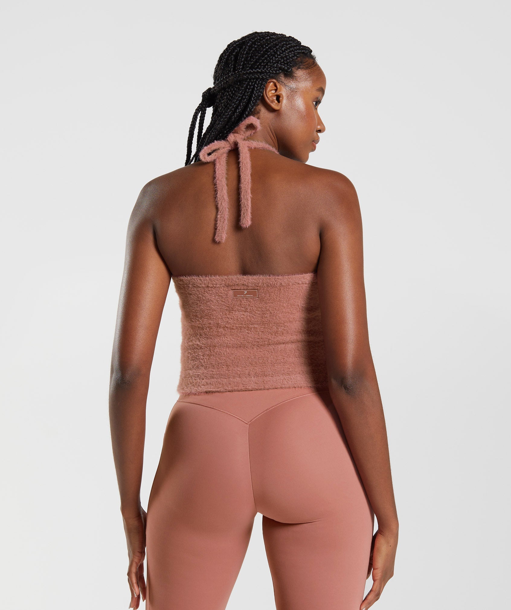 GYMSHARK WHITNEY HIGH RISE LEGGINGS, DANDELION BROWN