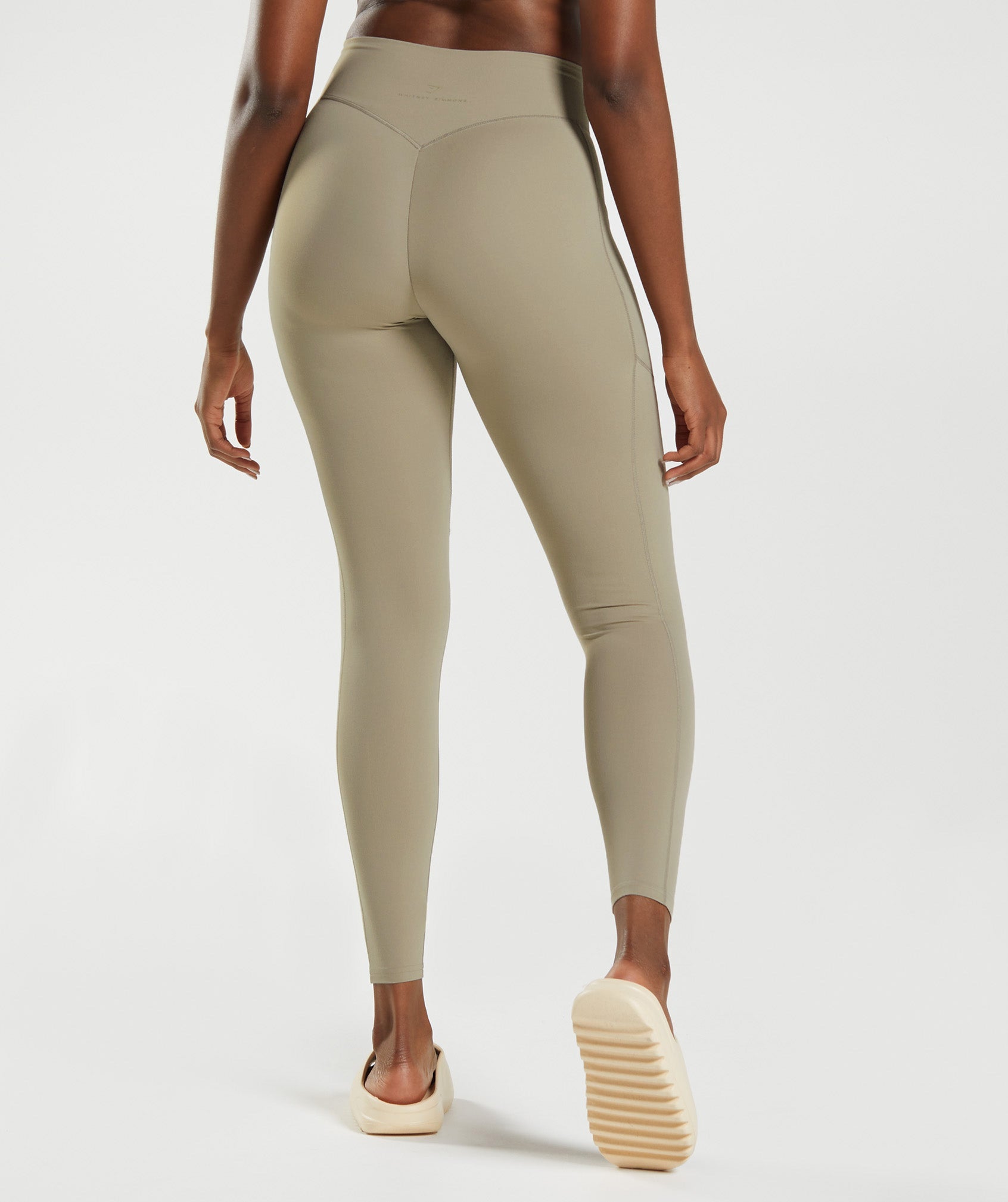 Gymshark Whitney Everyday Pocket Leggings - Cement Brown