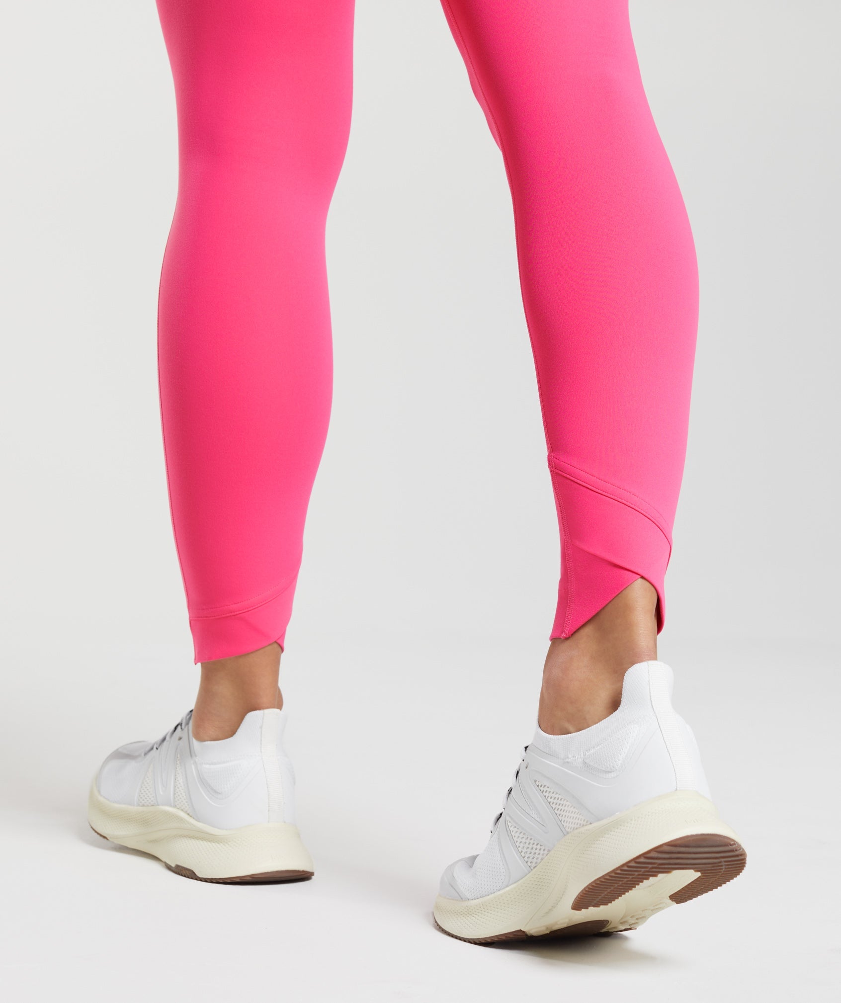 Adidas capri neon pink and black leggings. Add a