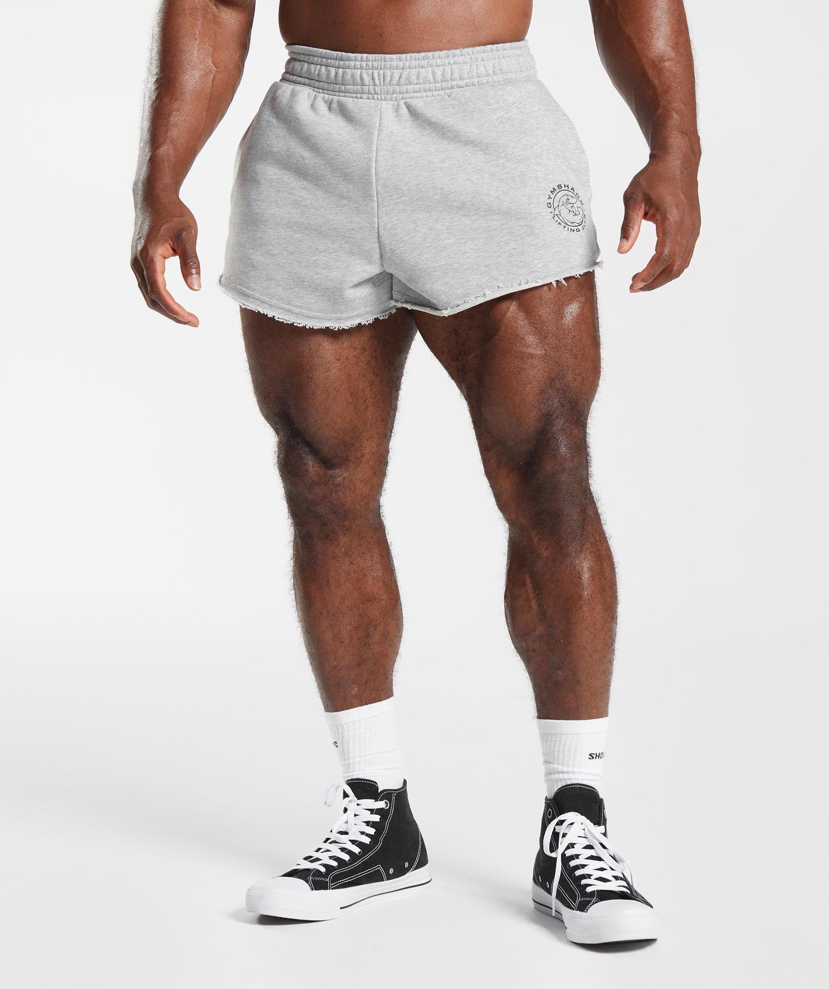 Legacy Shorts in Light Grey Marl