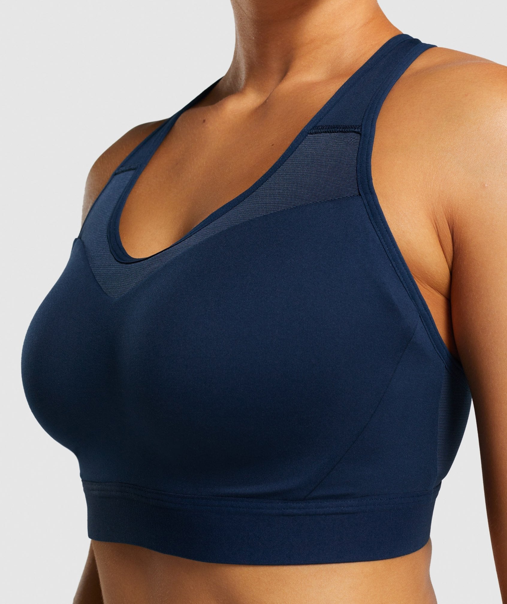 Open Back Sports Bra in Navy - view 6