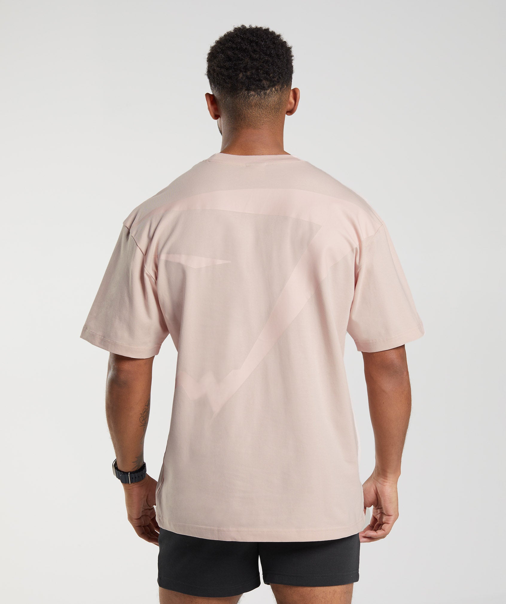 Oversized Sharkhead T-Shirt in Misty Pink