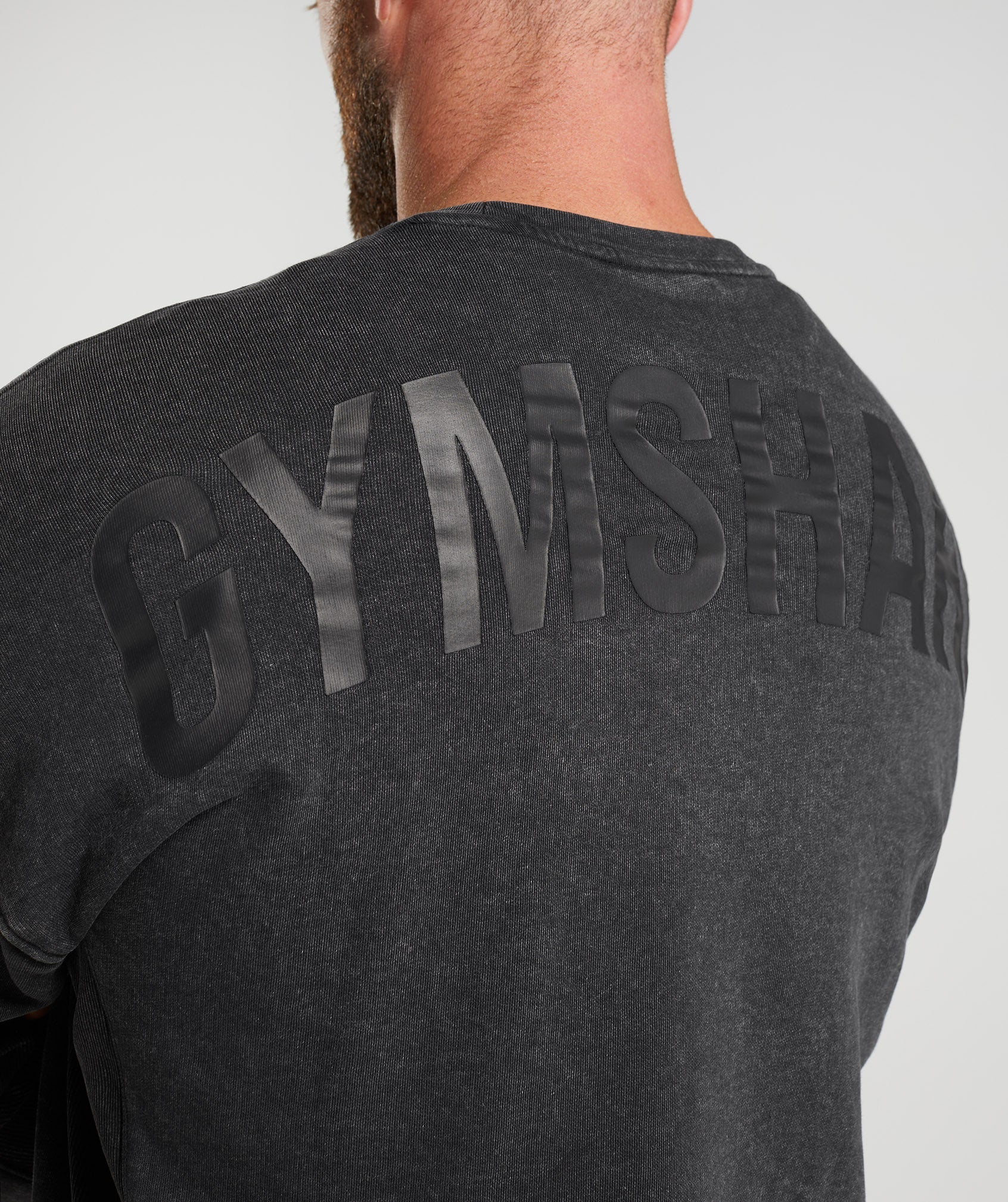 Gymshark Power Washed Crew - Black