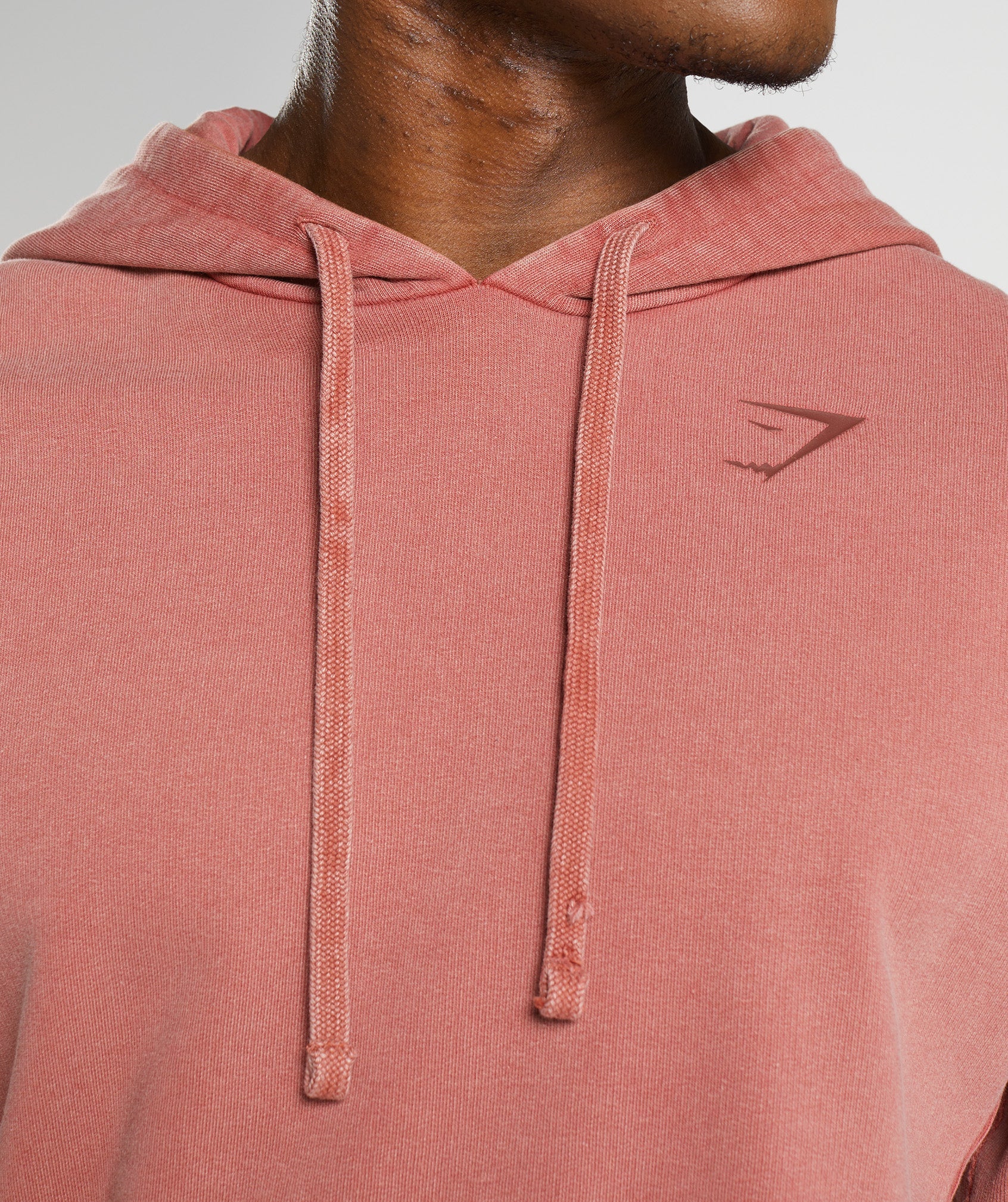 Gymshark Power Washed Hoodie - Cement Brown