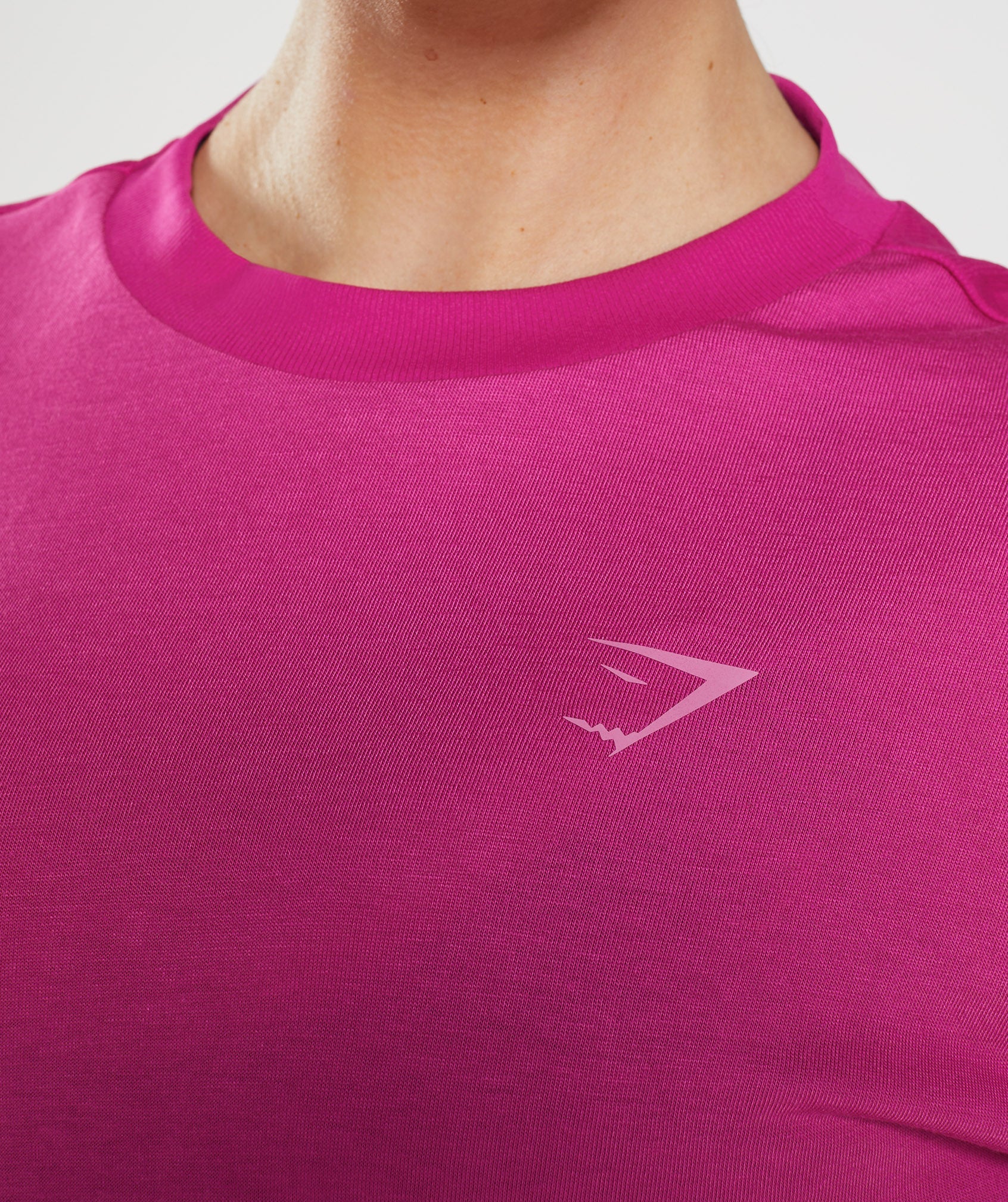 GS Power Midi Top in Magenta Pink