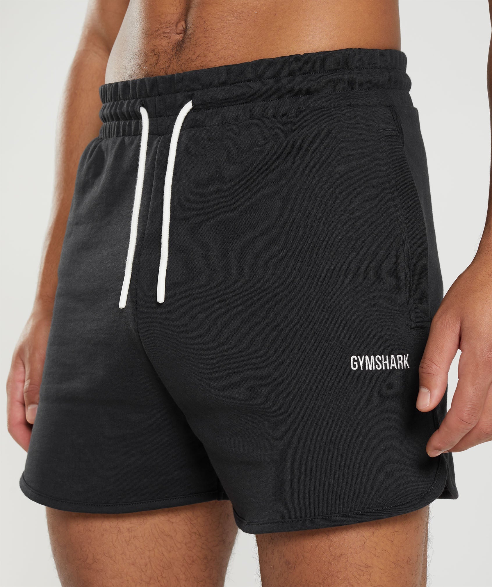 Rest Day Sweats 4'' Lounge Shorts in Black