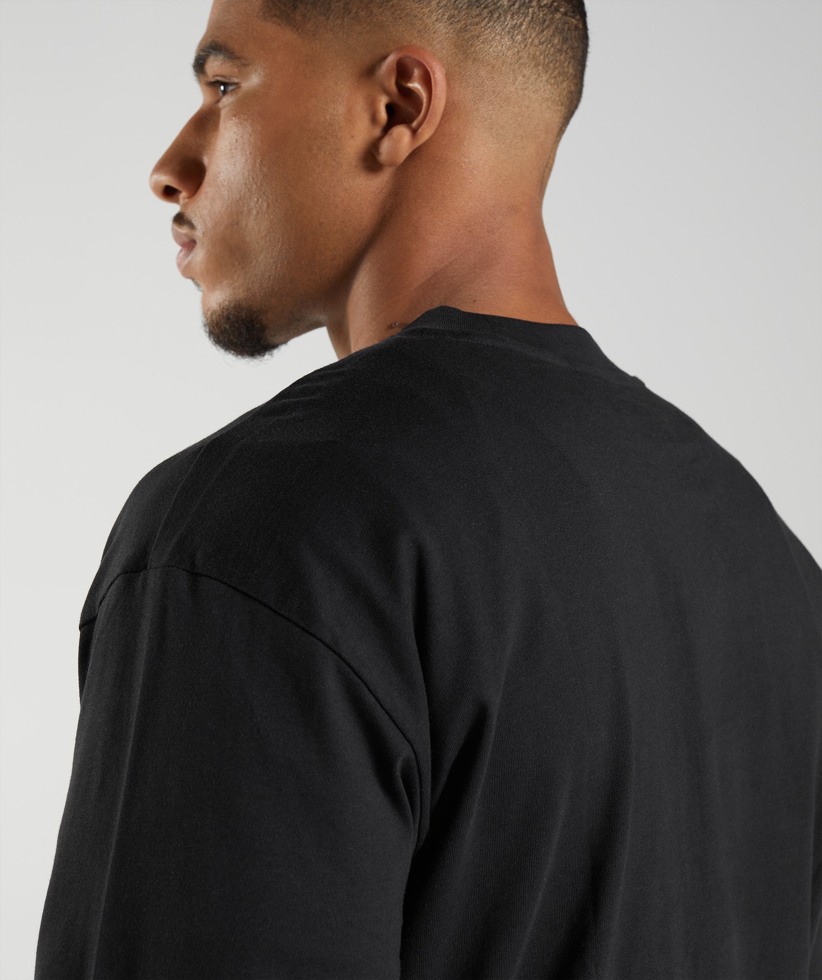 Rest Day Sweats Long Sleeve T-Shirt in Black - view 7
