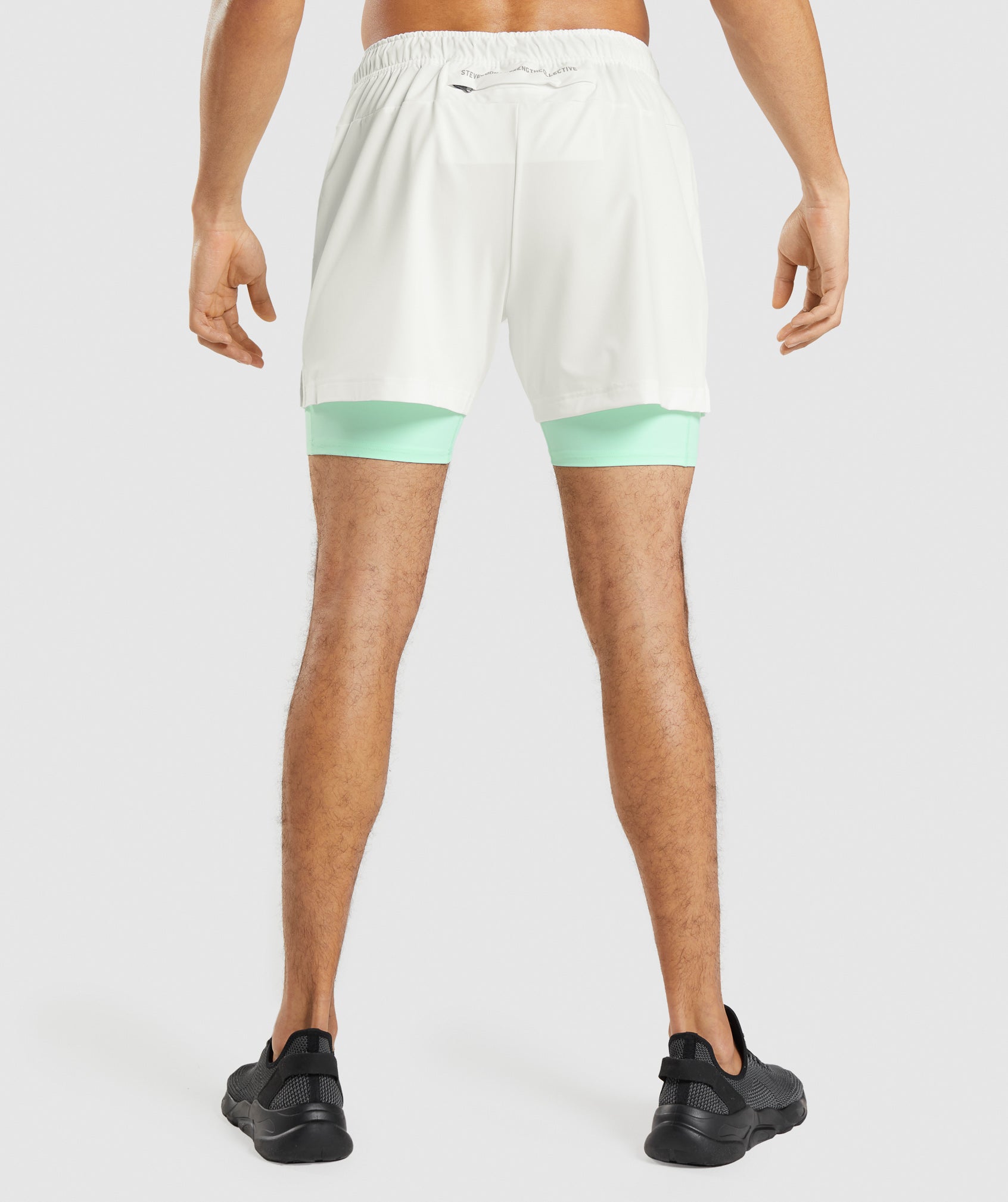 Gymshark//Steve Cook Ranger Shorts in Off White