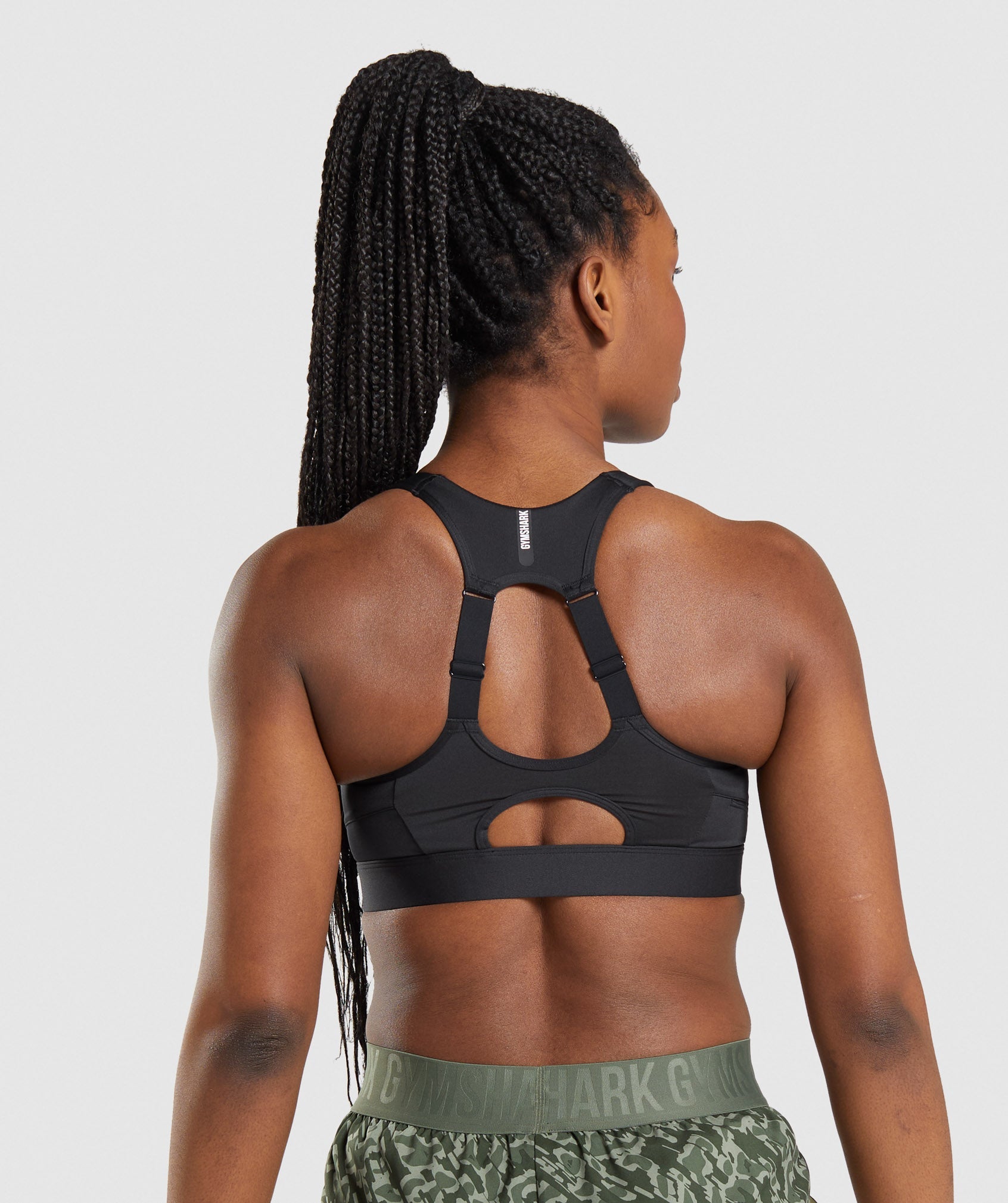 Gymshark front zip black women's sports bra size small - $22 - From Jessica