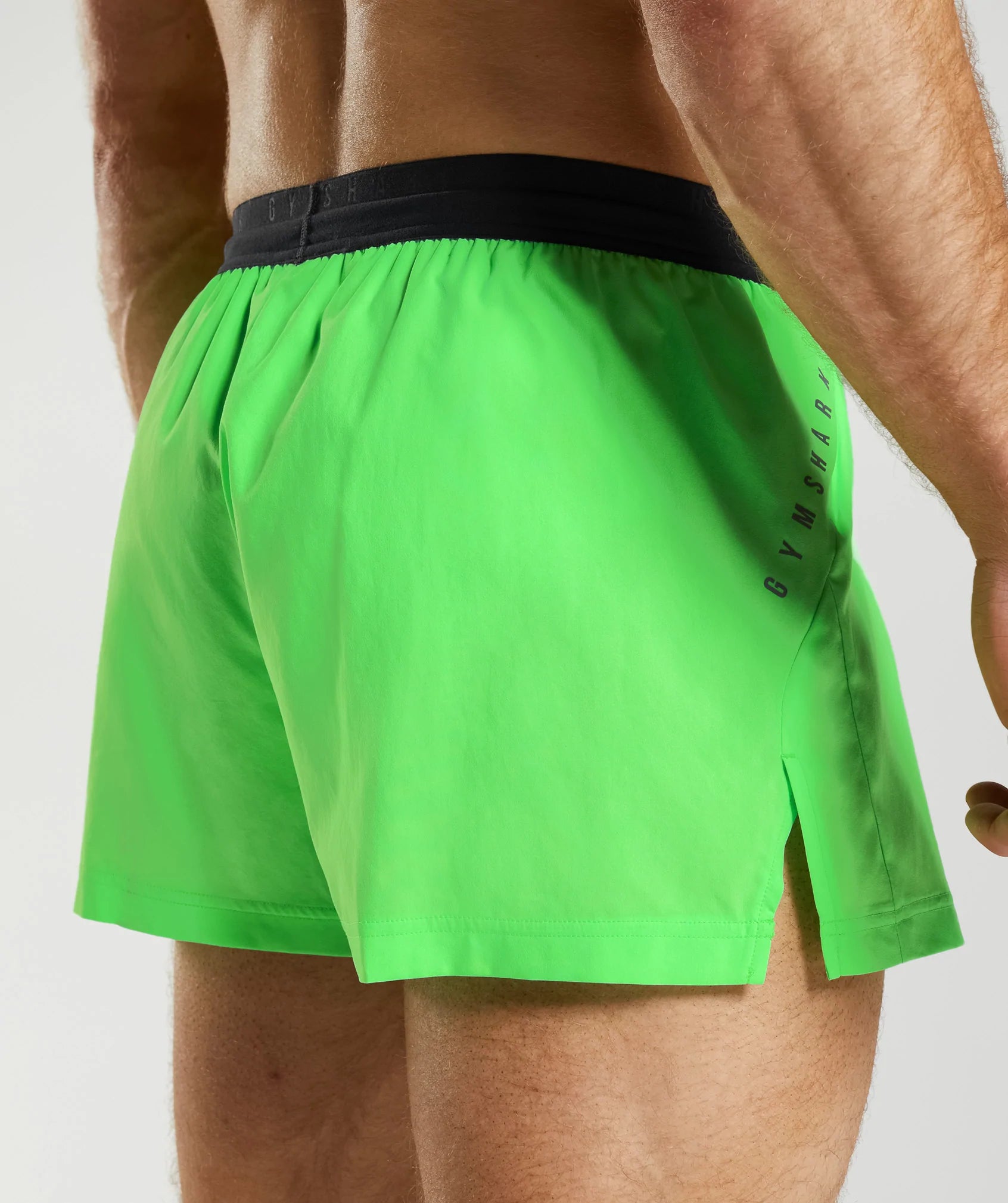 Sport Run 3" Shorts in Fluo Lime