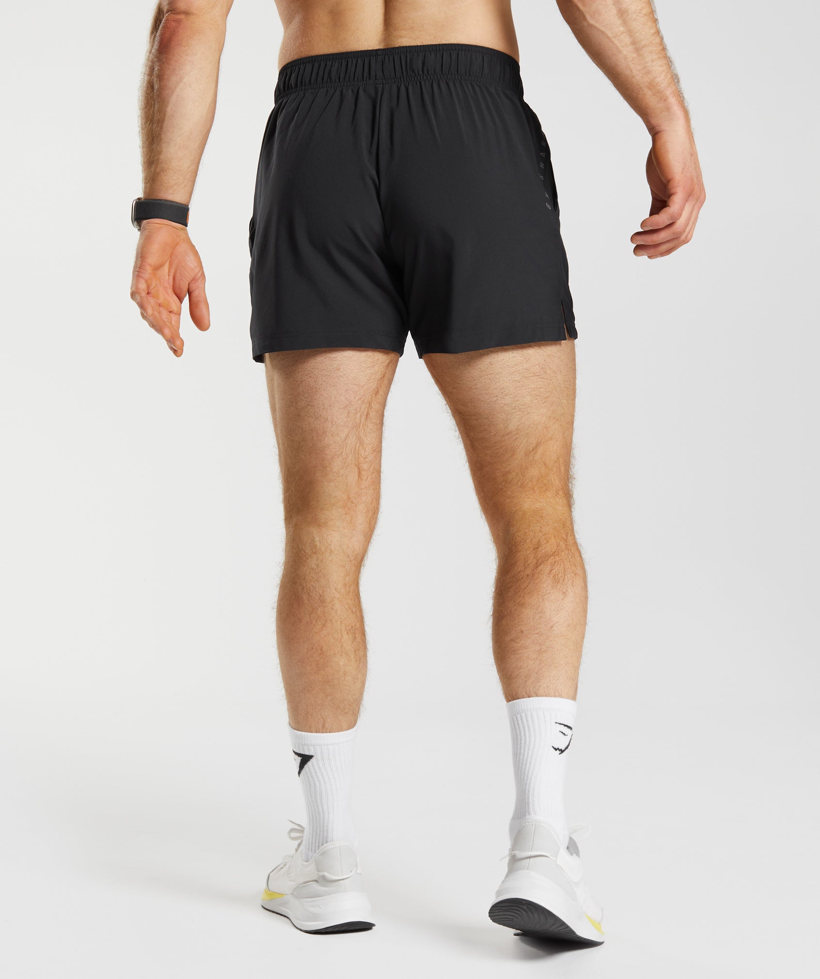 Men Fitness Workout Shorts Double Layer Inside Hidden Pocket Men Tights  Leggings Gym Sports Wear Summer Short Pants Quick Drying