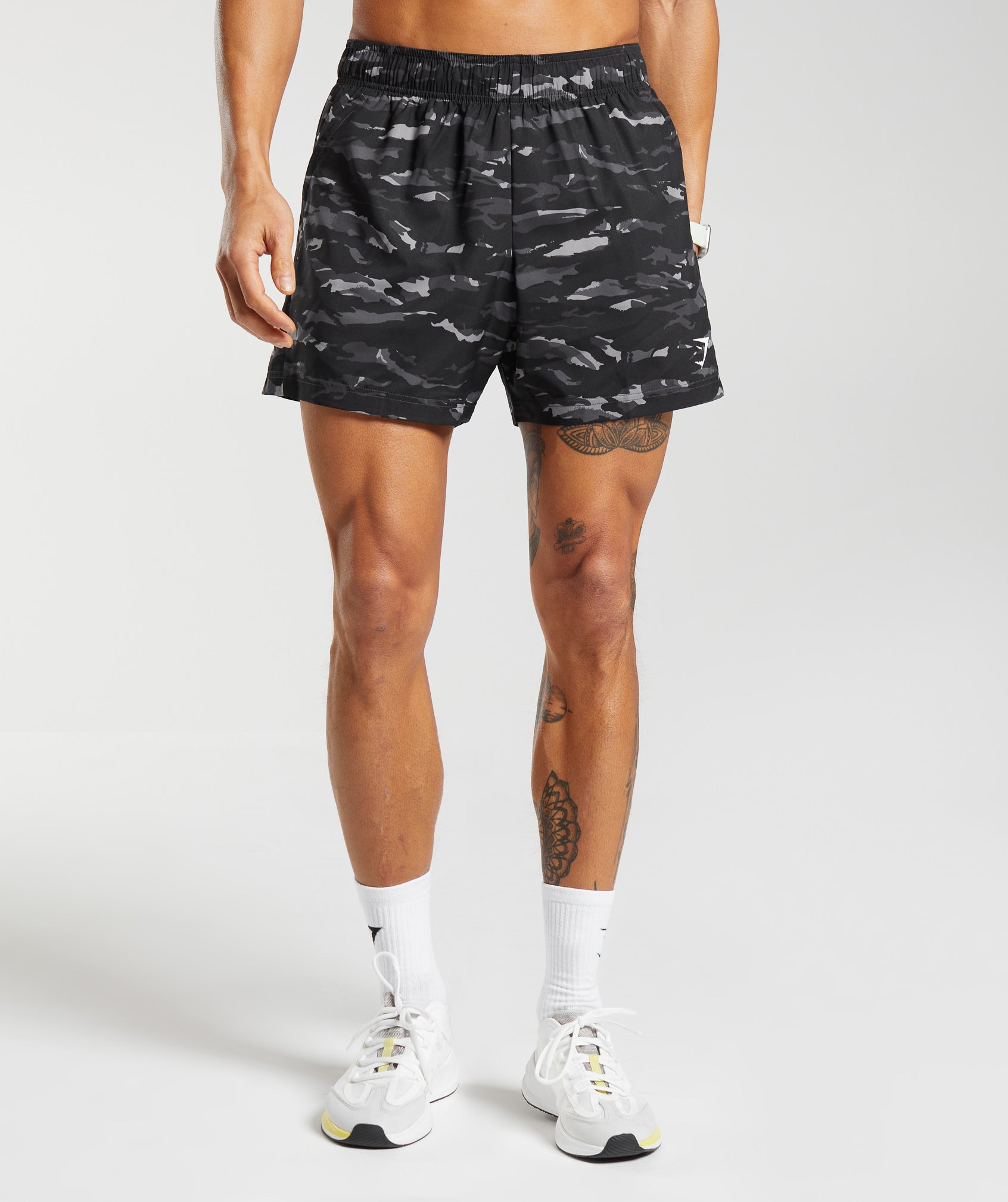 Gymshark Sport 5 Shorts - Silhouette Grey/Black