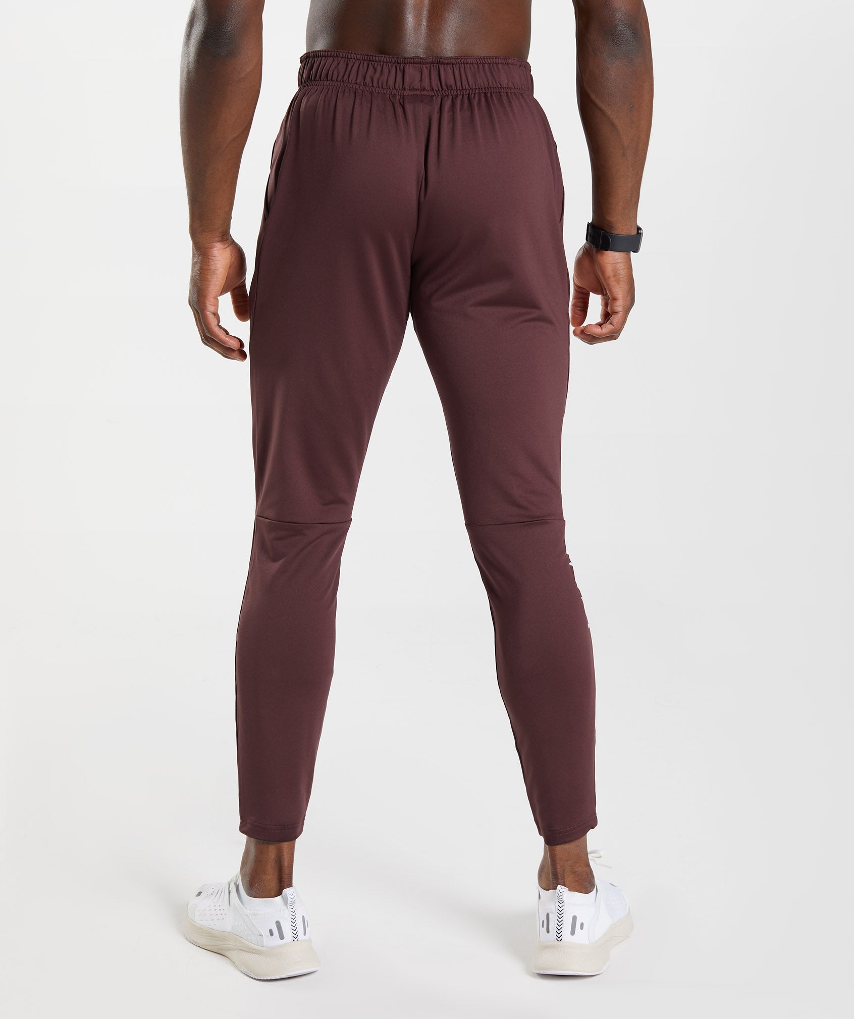 Sport Joggers in Baked Maroon - view 2