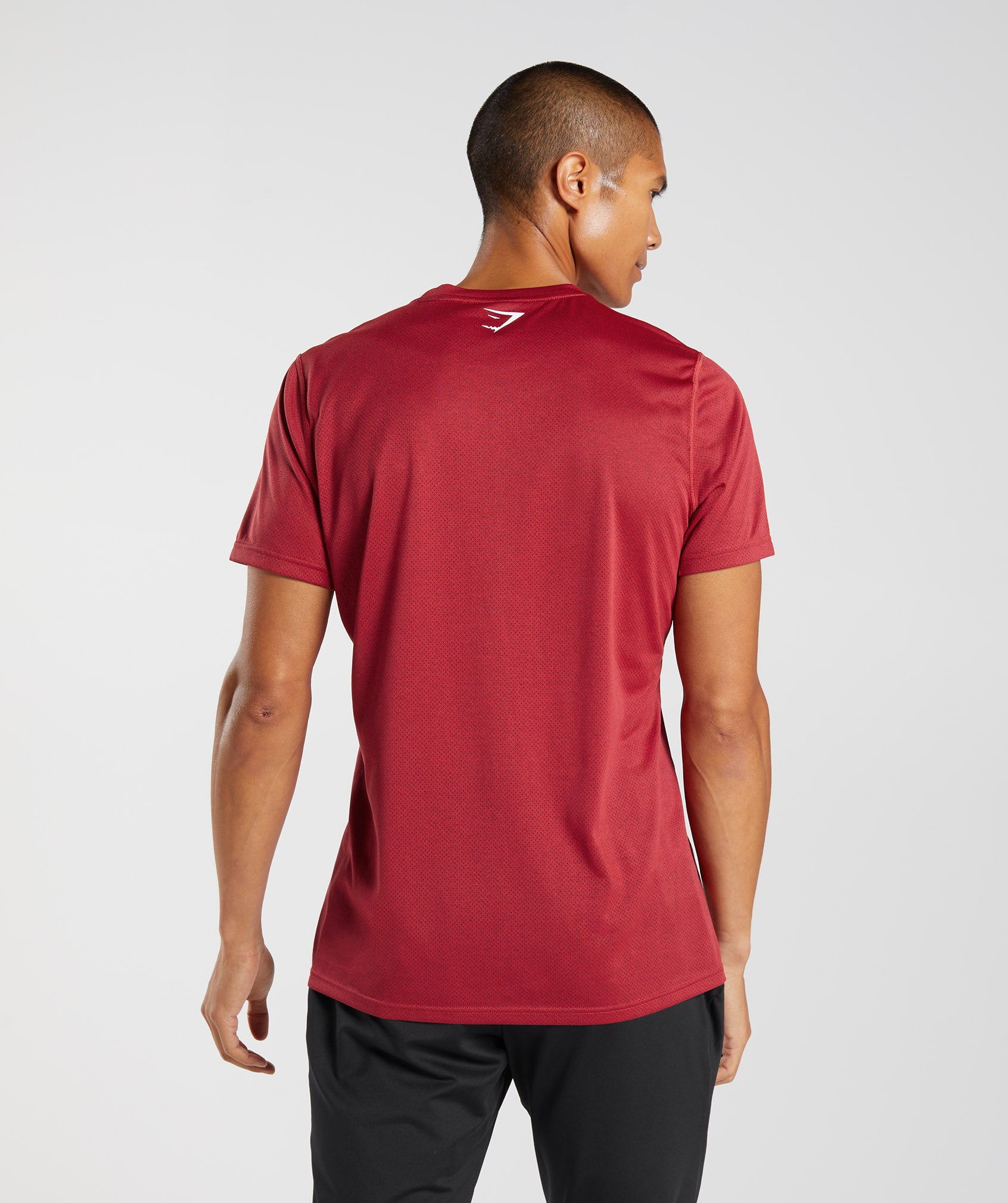 Sport T-Shirt in Salsa Red/Black Marl
