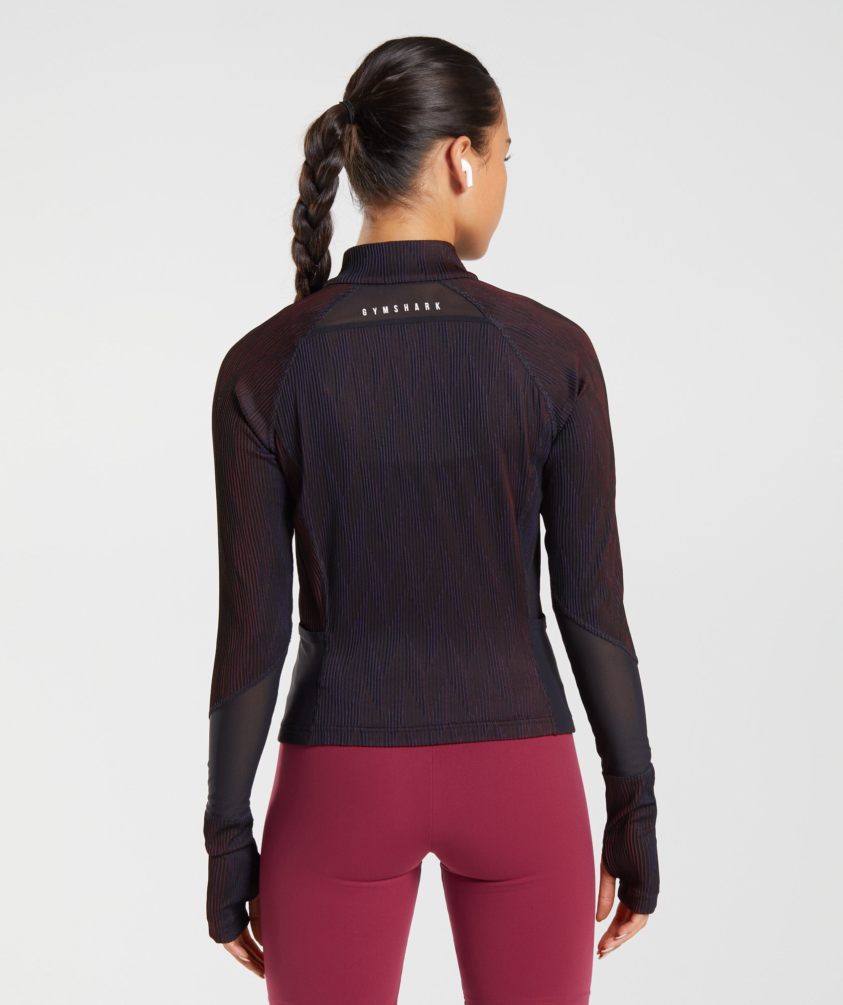 Pulôver Gymshark Portugal - Gymshark Training 1/4 Zip Mulher Rosa Marrom -  Roupa Gymshark Comprar