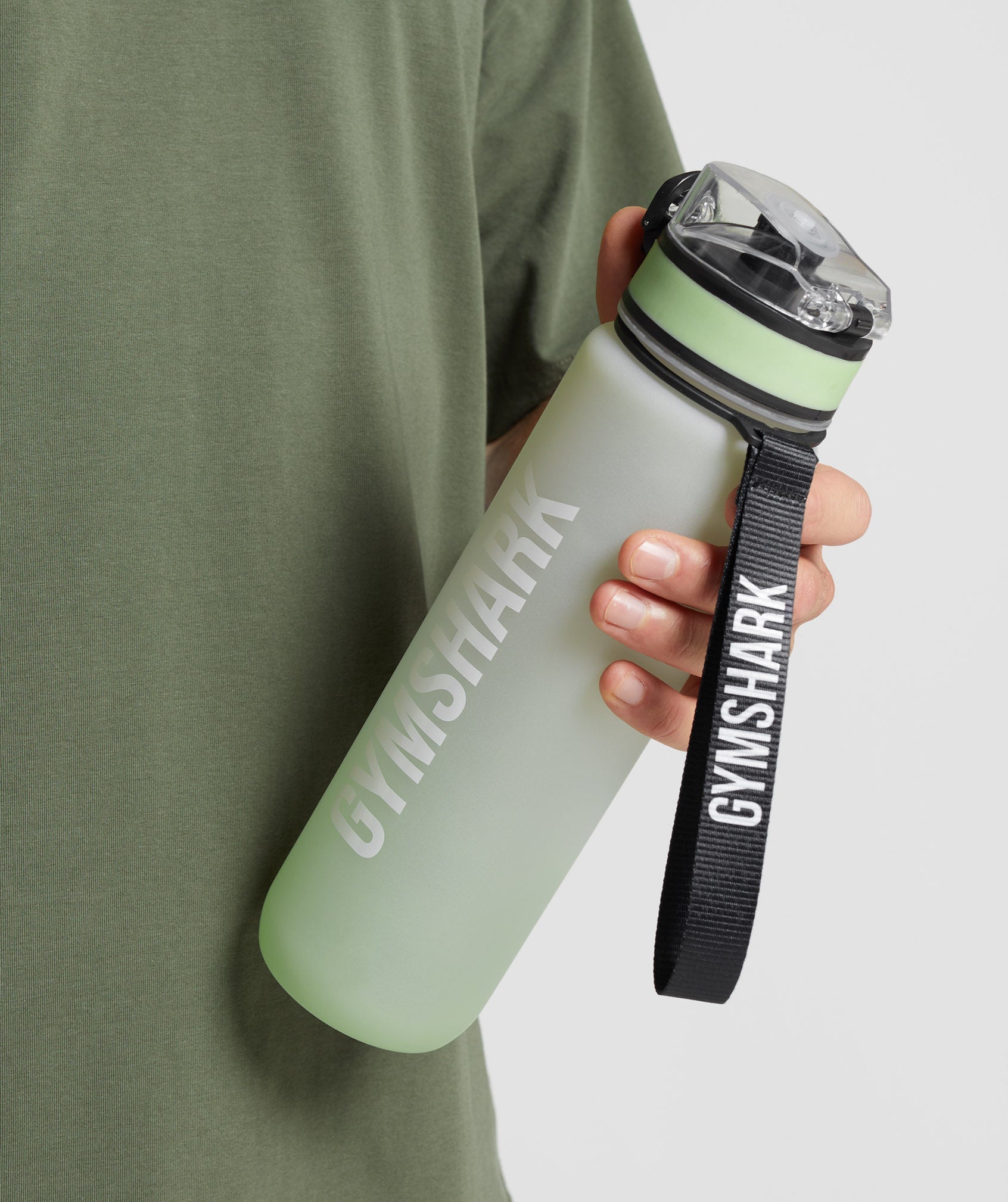 Sports Bottle in Flora Green/Desert Sage Green - view 2