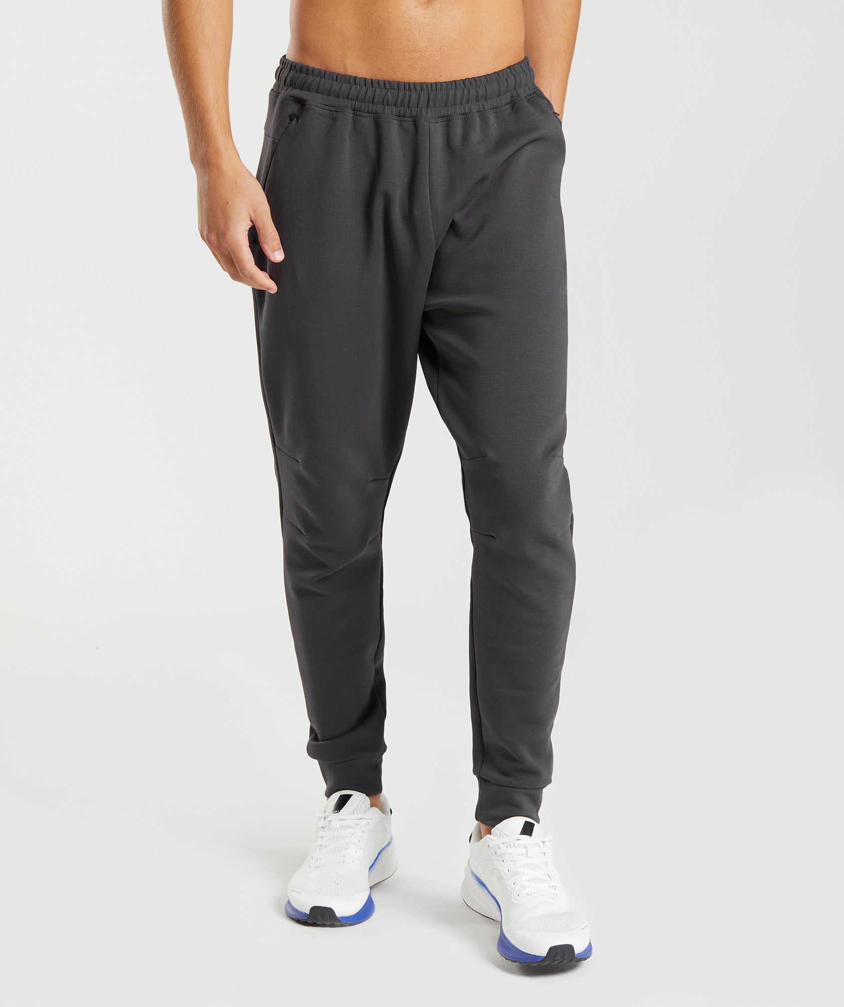 Gymshark Rest Day Knit Joggers - Pebble Grey