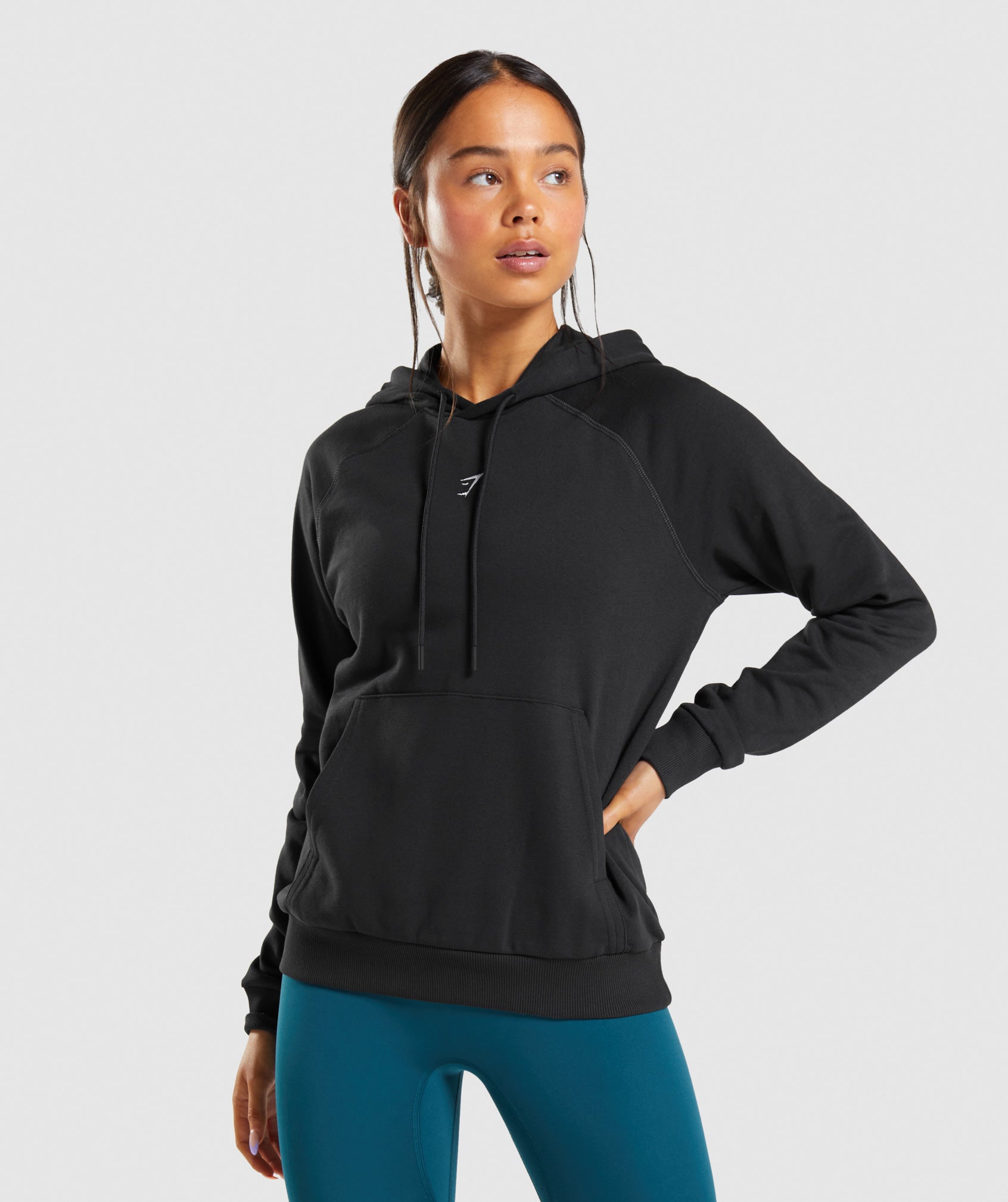 Gymshark Black Pullover Hoodie - Danezon