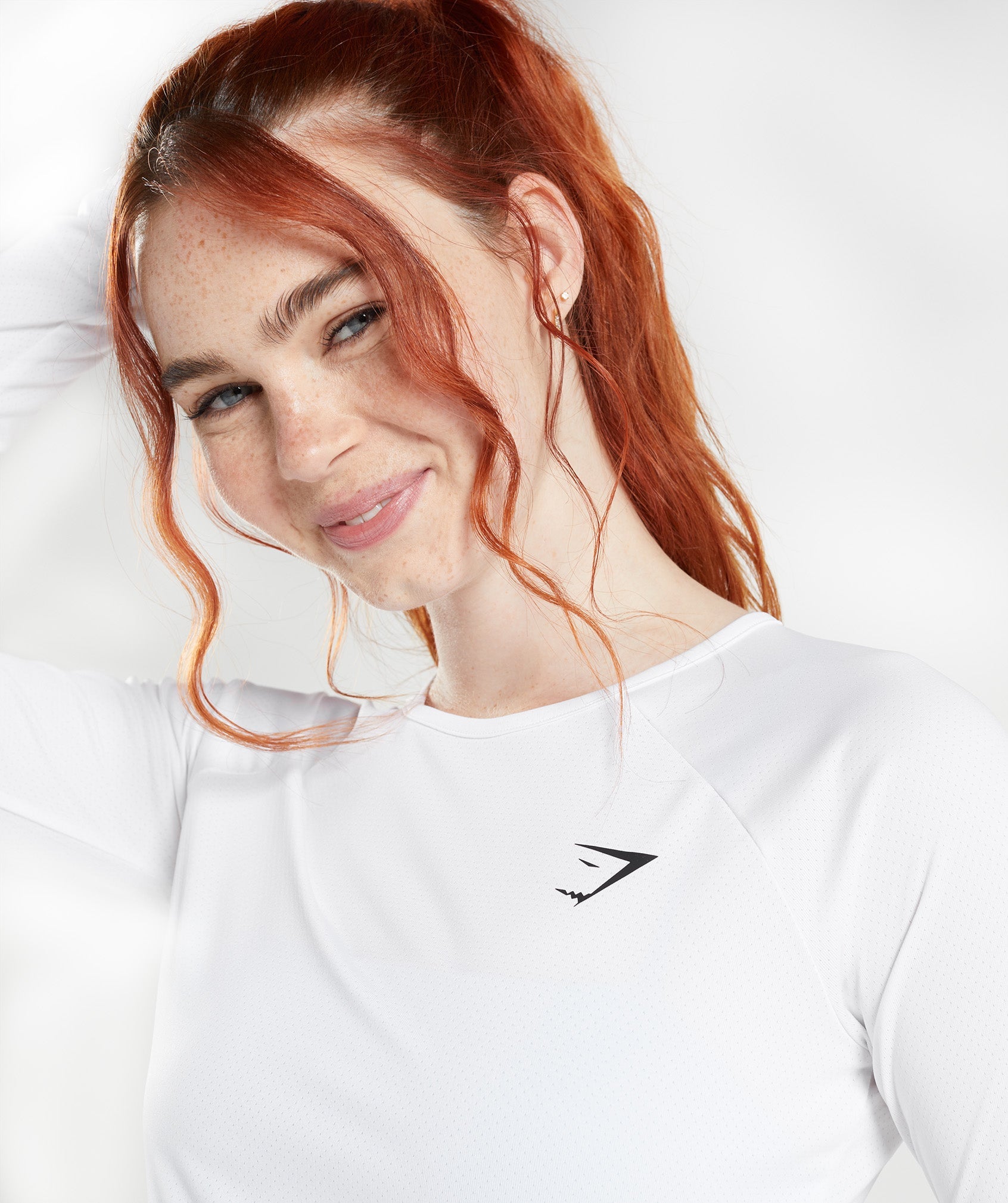 Gymshark Training Long Sleeve Top - White