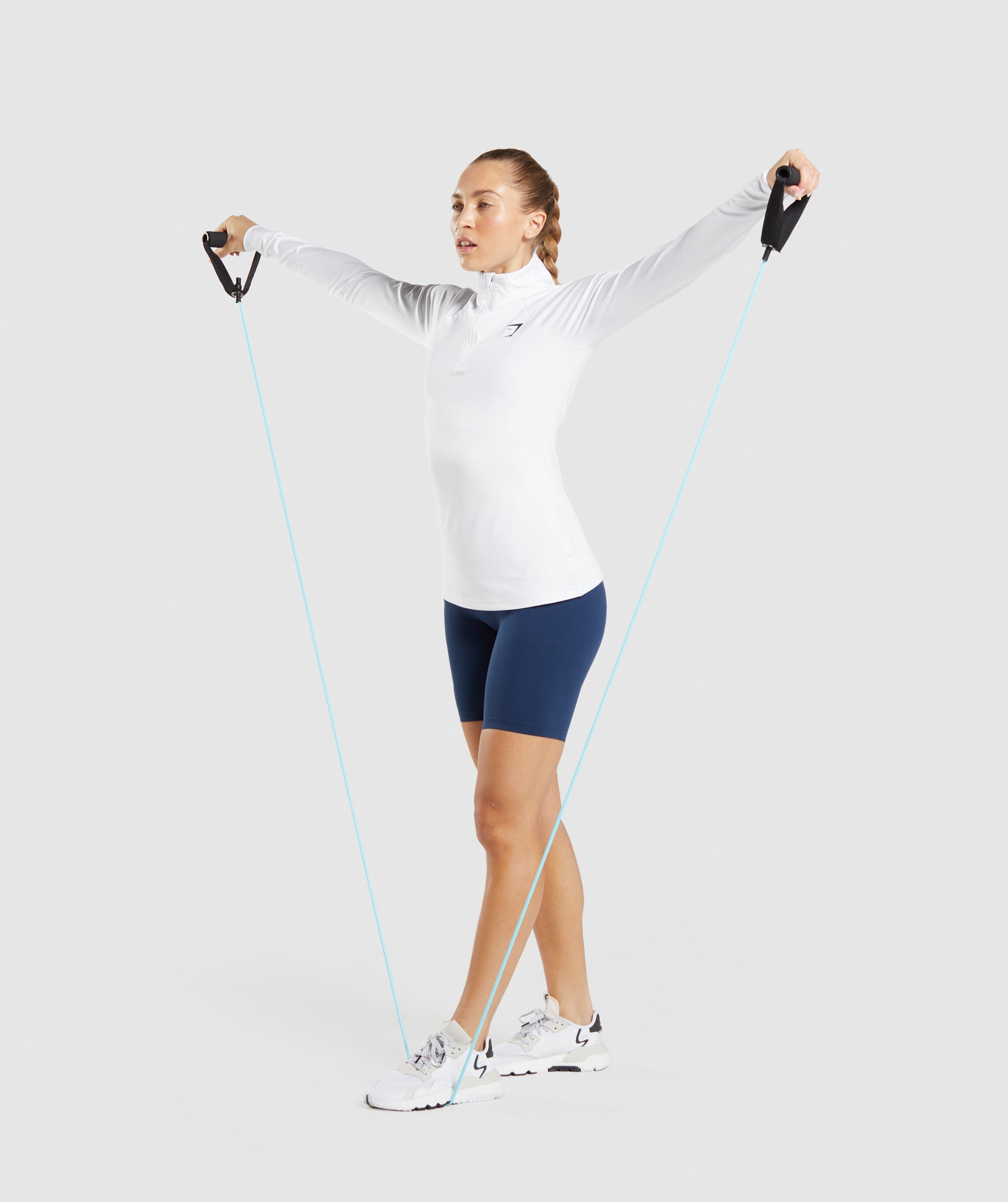 Training 1/4 Zip in White - view 4