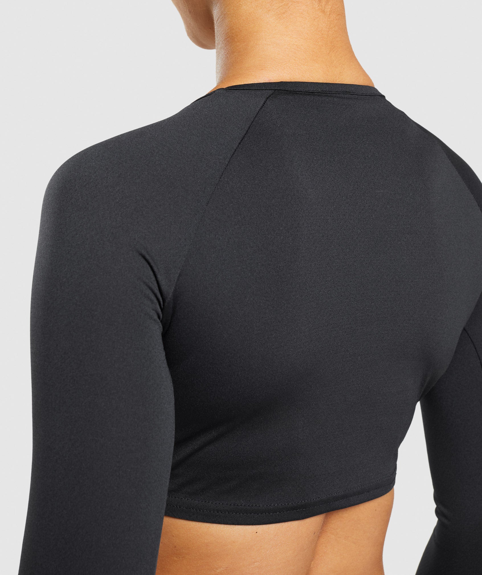 Gymshark Training Long Sleeve Crop Top - White