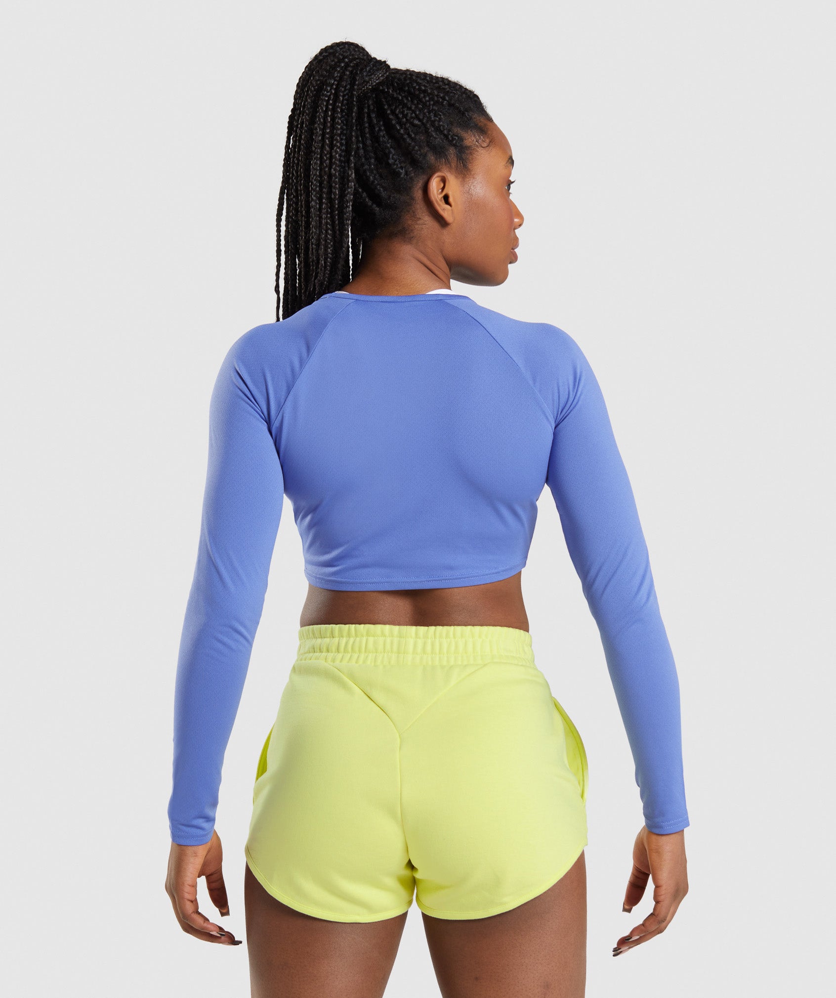 Gymshark Training Long Sleeve Crop Top - Teal