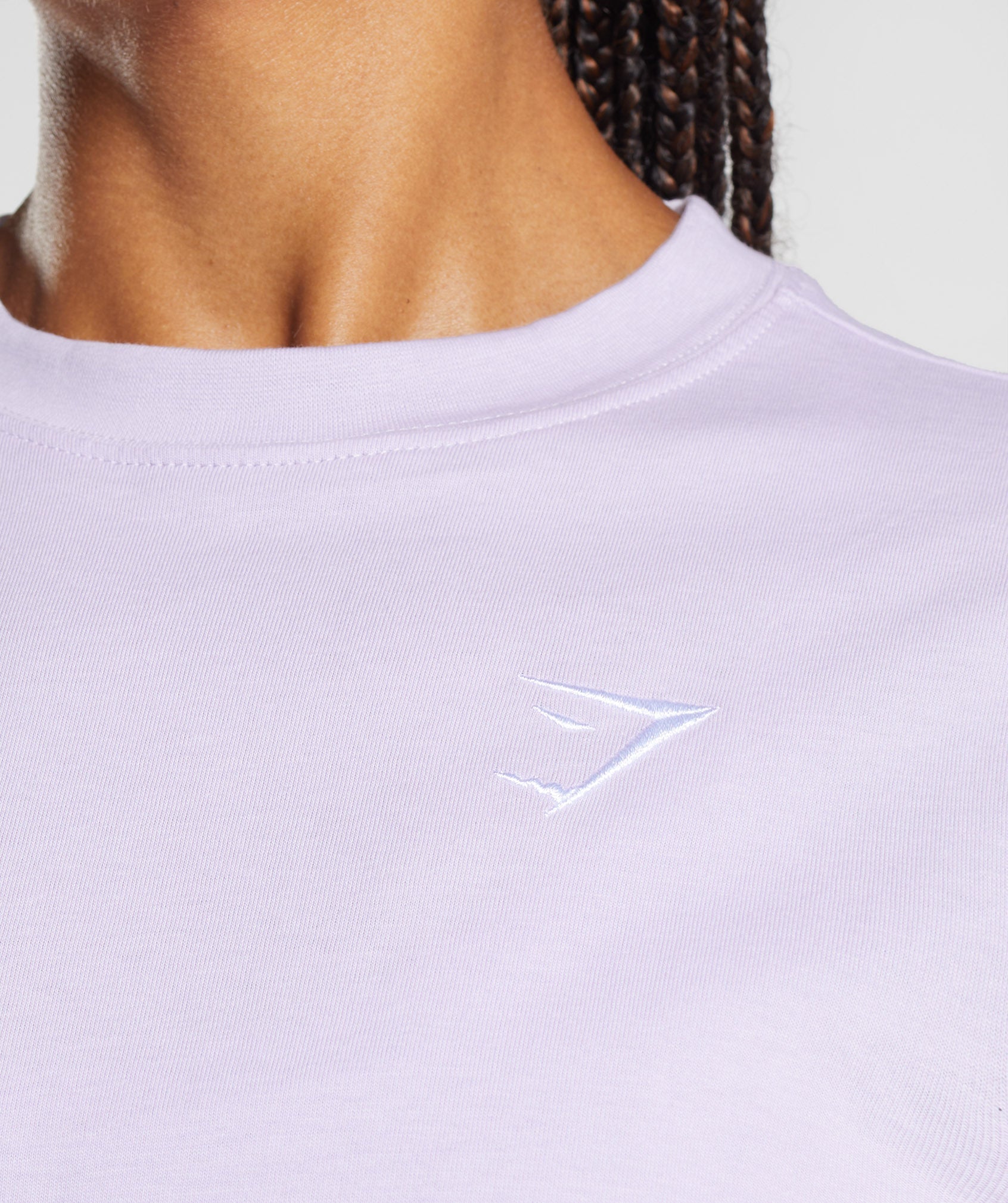 Training Oversized T-shirt in Soft Lilac