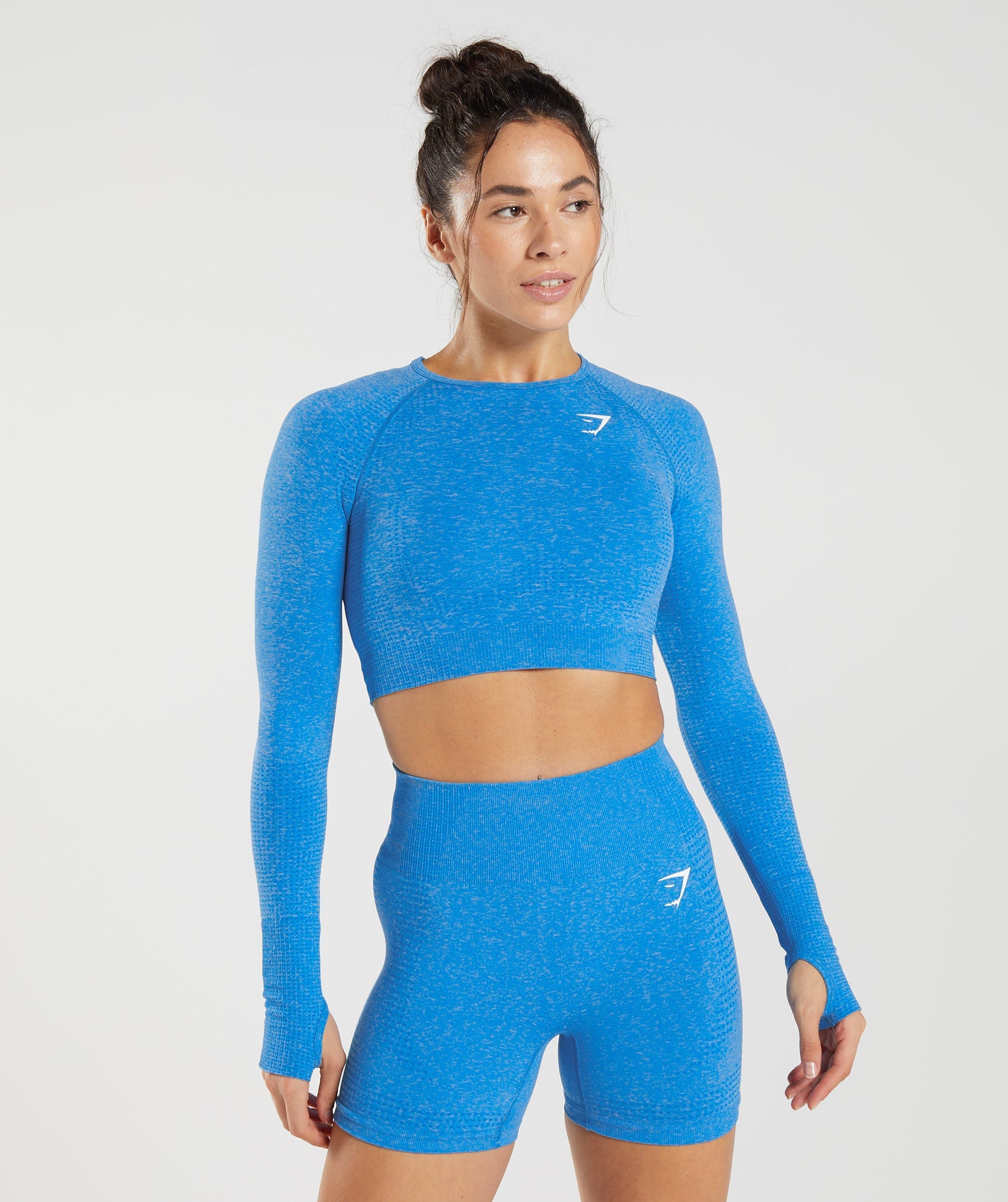 Gymshark Vital Seamless 2.0 Crop Top - Chilli Red Marl