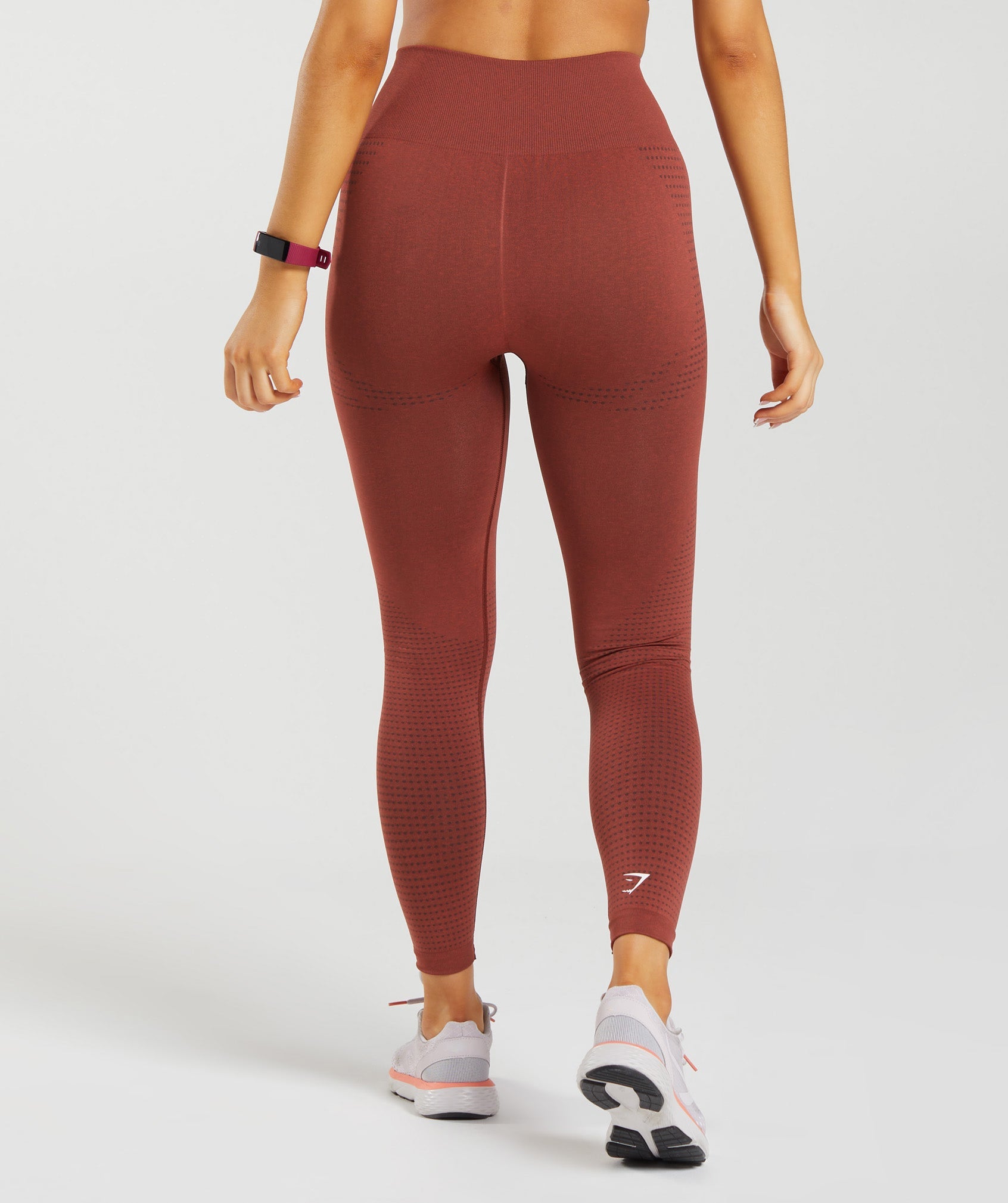 Vital Seamless 2.0 Leggings in Brick Red Marl