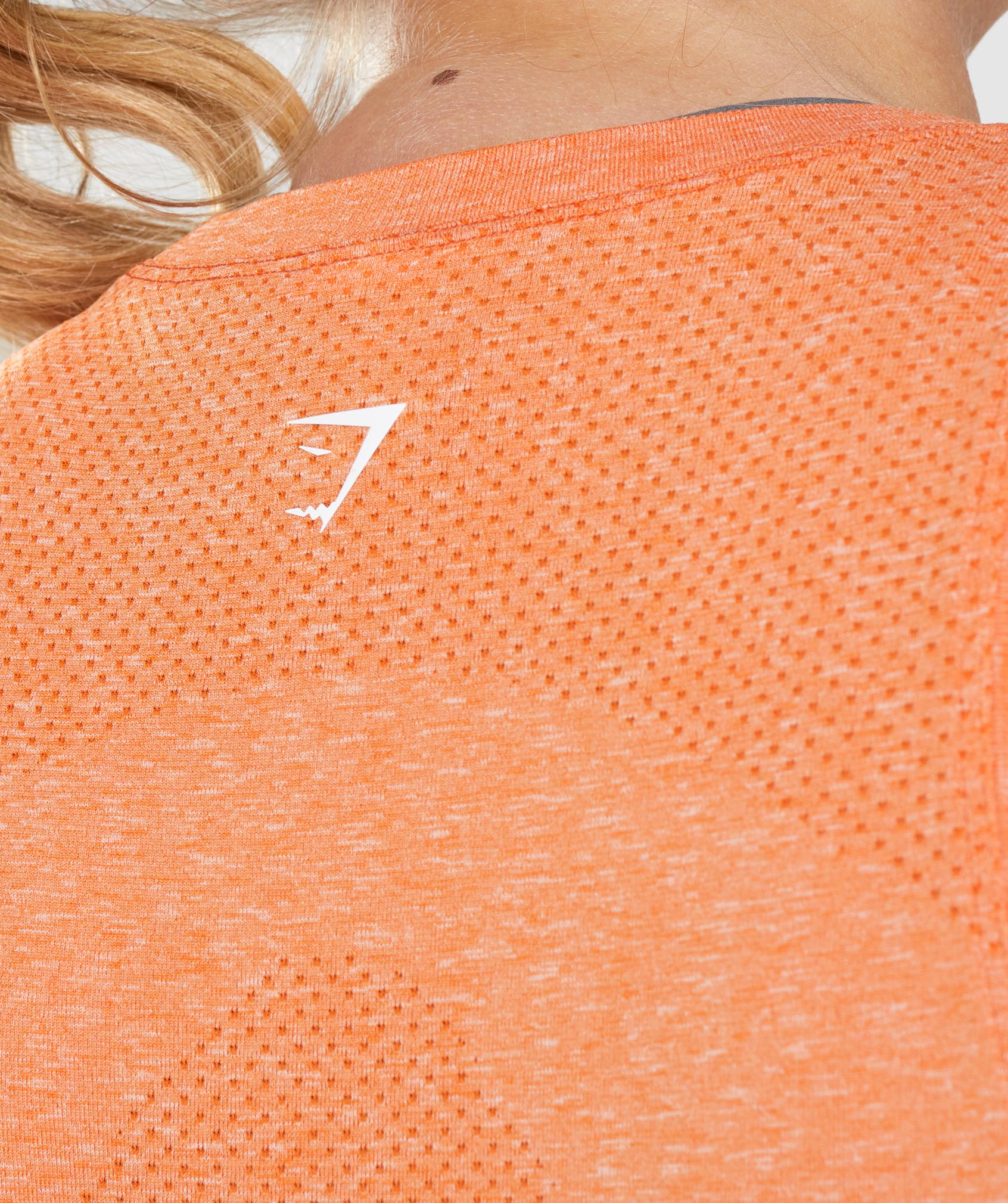 Vital Seamless 2.0 Light Tank in Apricot Orange Marl - view 6