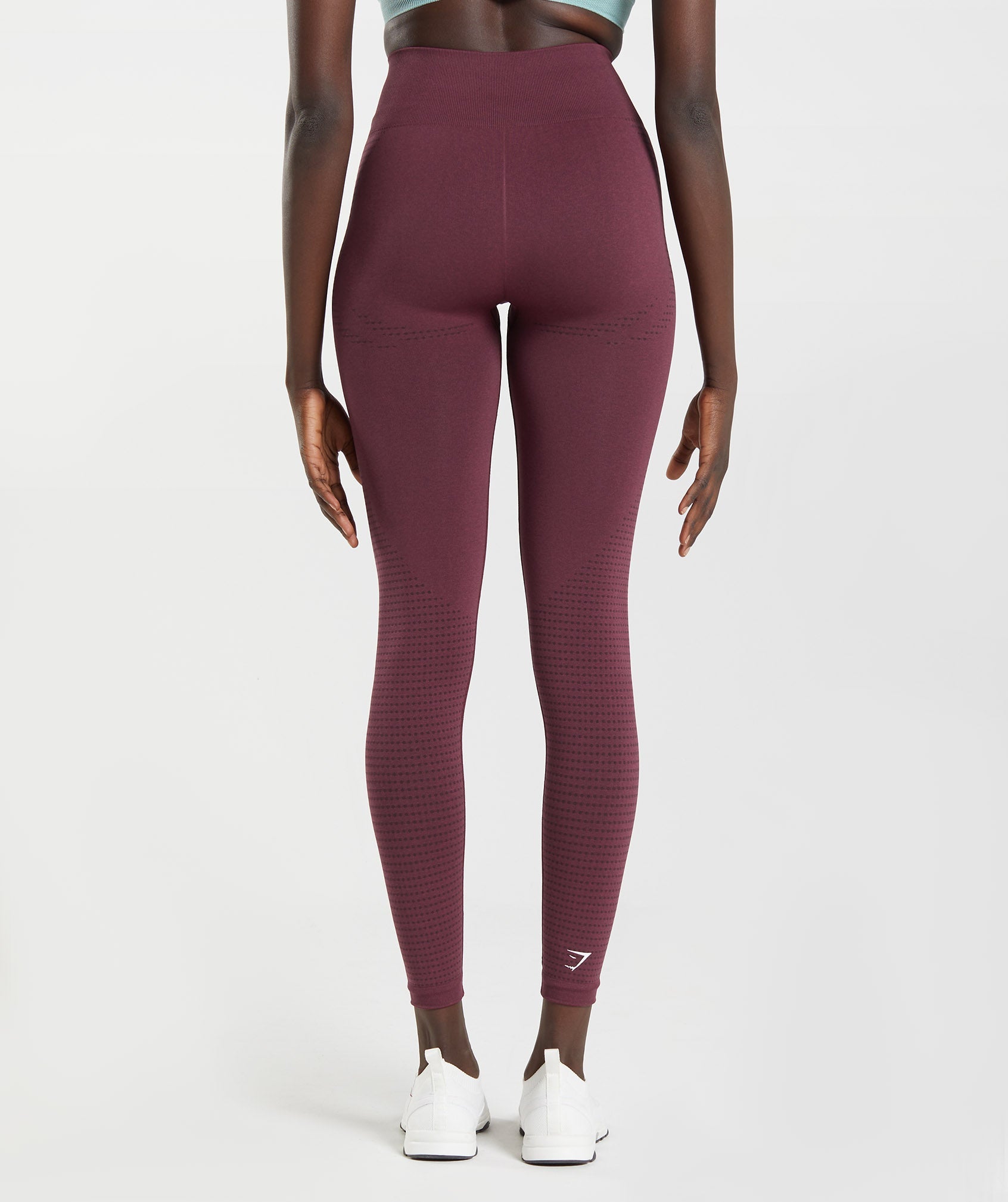 Gymshark Sweat Seamless Leggings - Baked Maroon