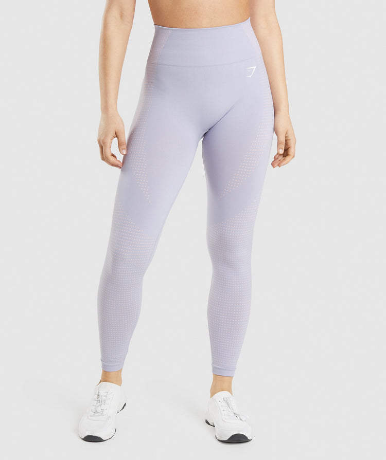 Pink Marl Ombre Gym Seamless Leggings