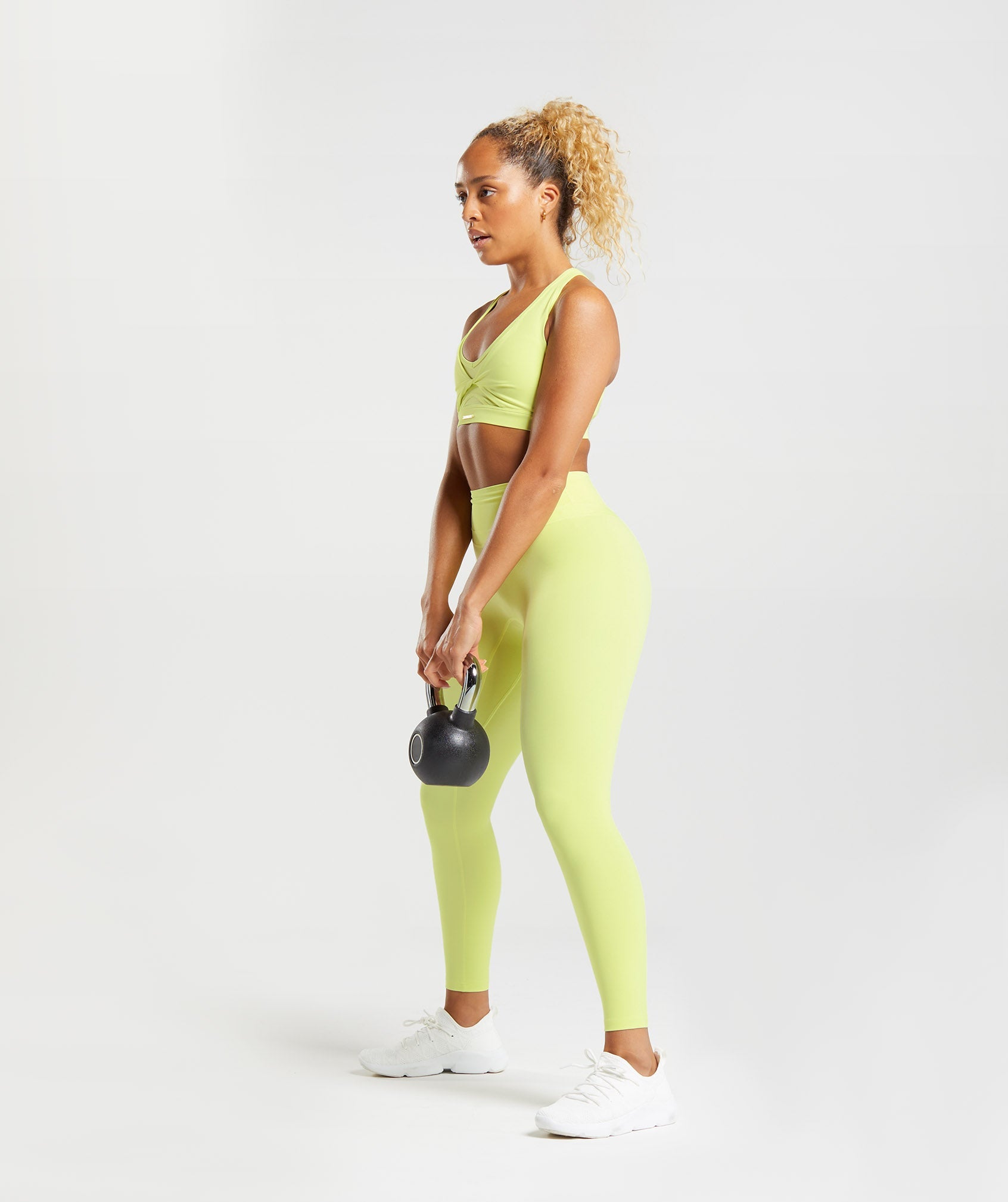 Whitney High Rise Leggings in Sea Kelp Green