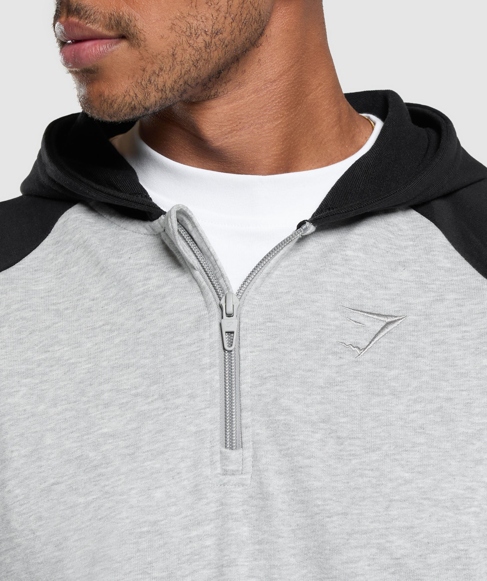 1/4 Zip Raglan Hoodie