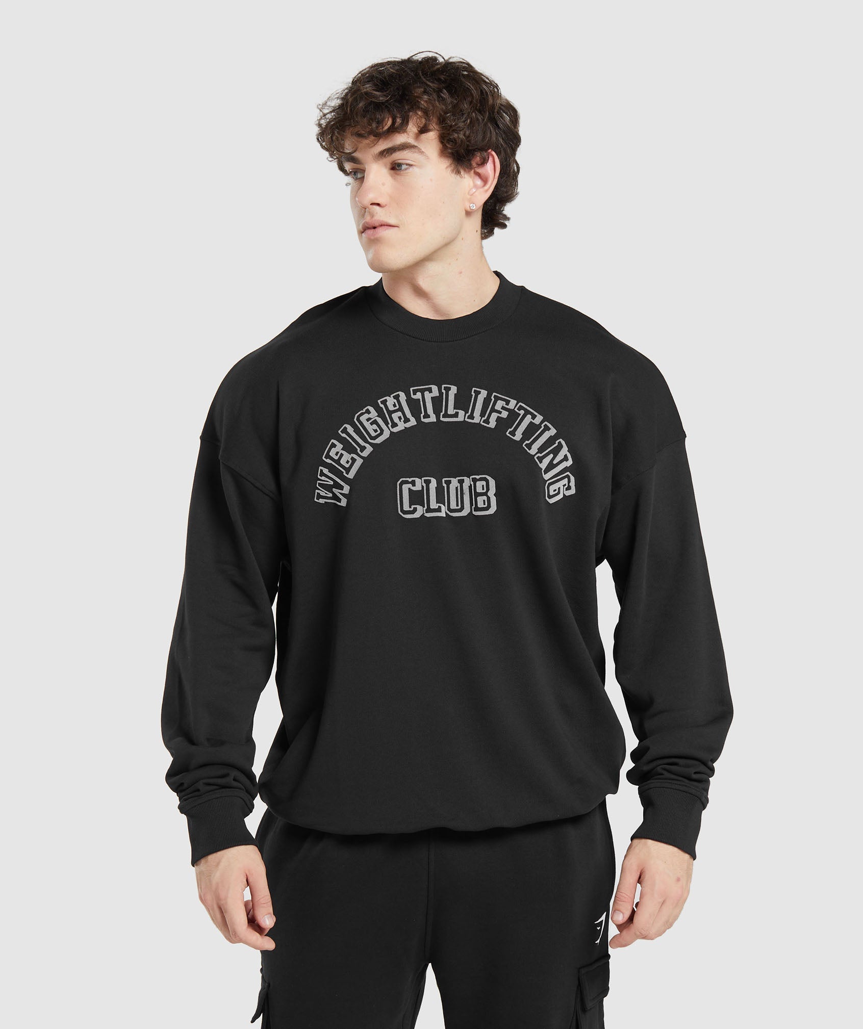 Weightlifting Club Crew in Black