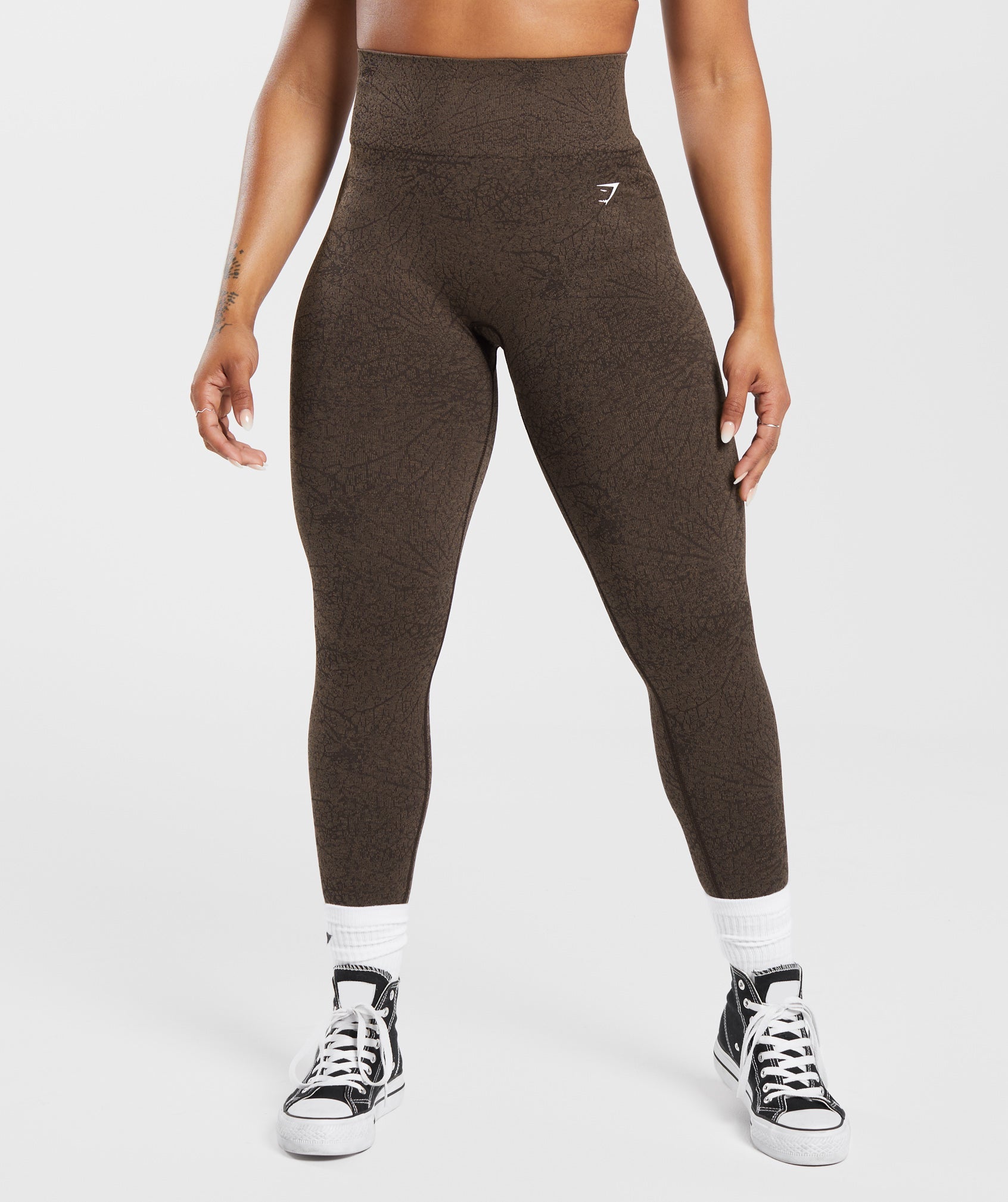 Gymshark Sweat Seamless Mesh Leggings - Black