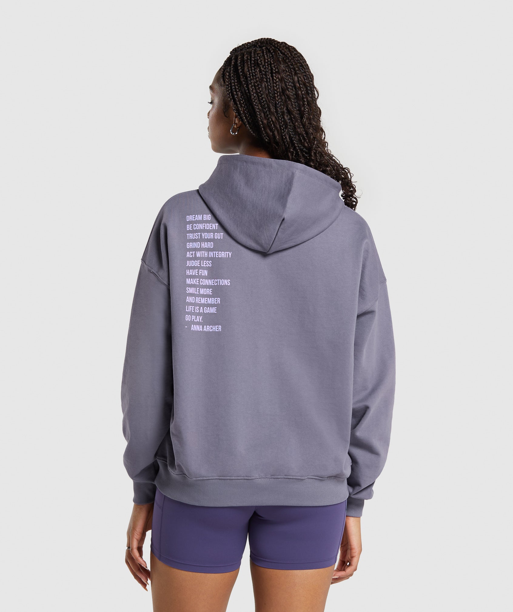 GS x Anna Hoodie in Dewberry Purple - view 2