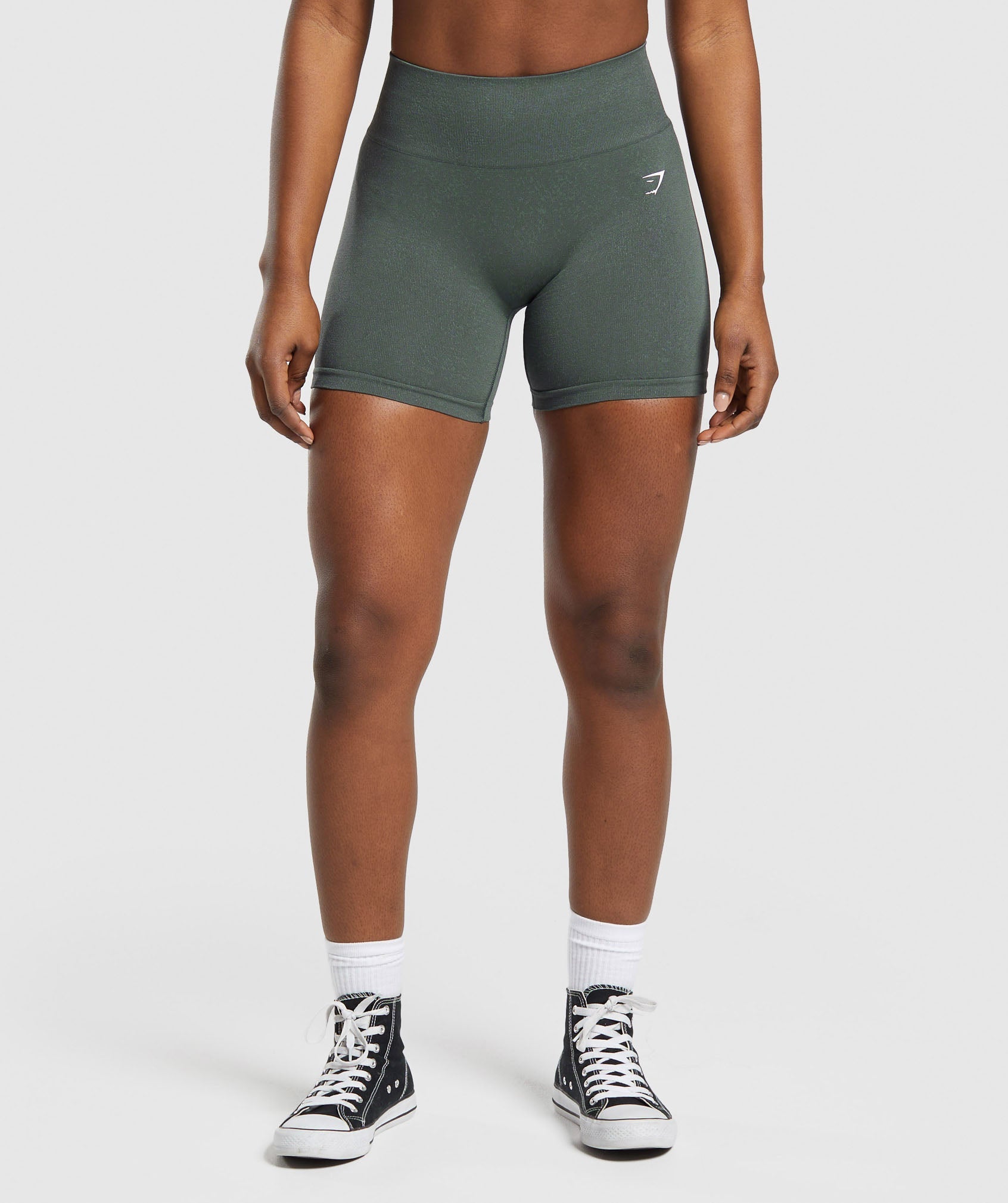 Adapt Fleck Seamless Shorts in Slate Teal/Cargo Teal - view 1