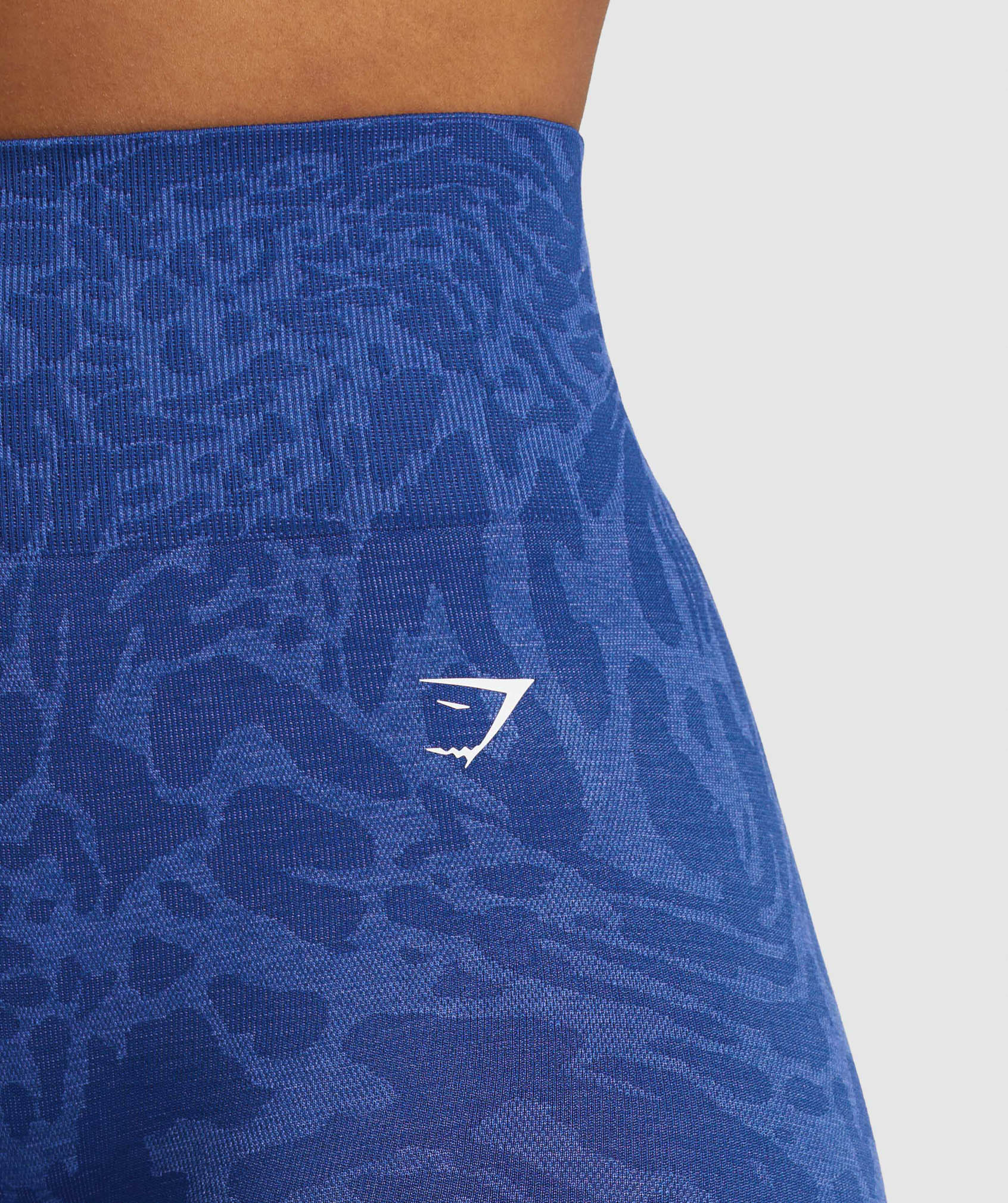 Adapt Safari Seamless Leggings in Wave Blue/Iris Blue - view 6