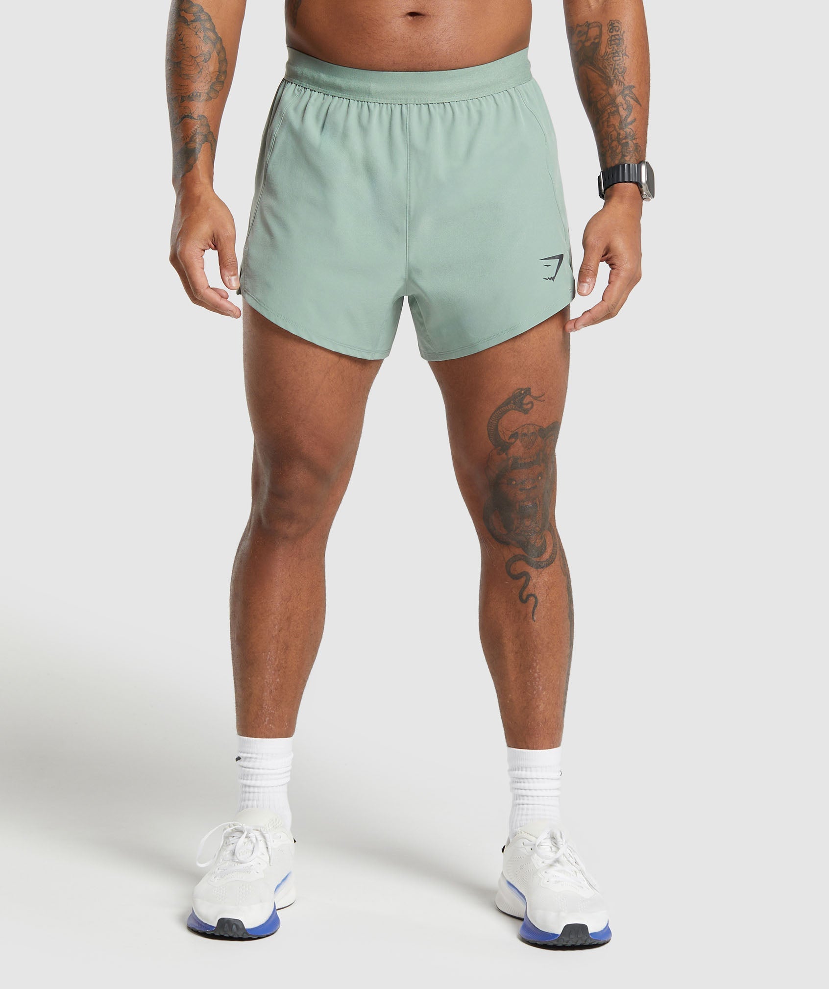 Apex Run 5" Shorts in Dollar Green - view 1