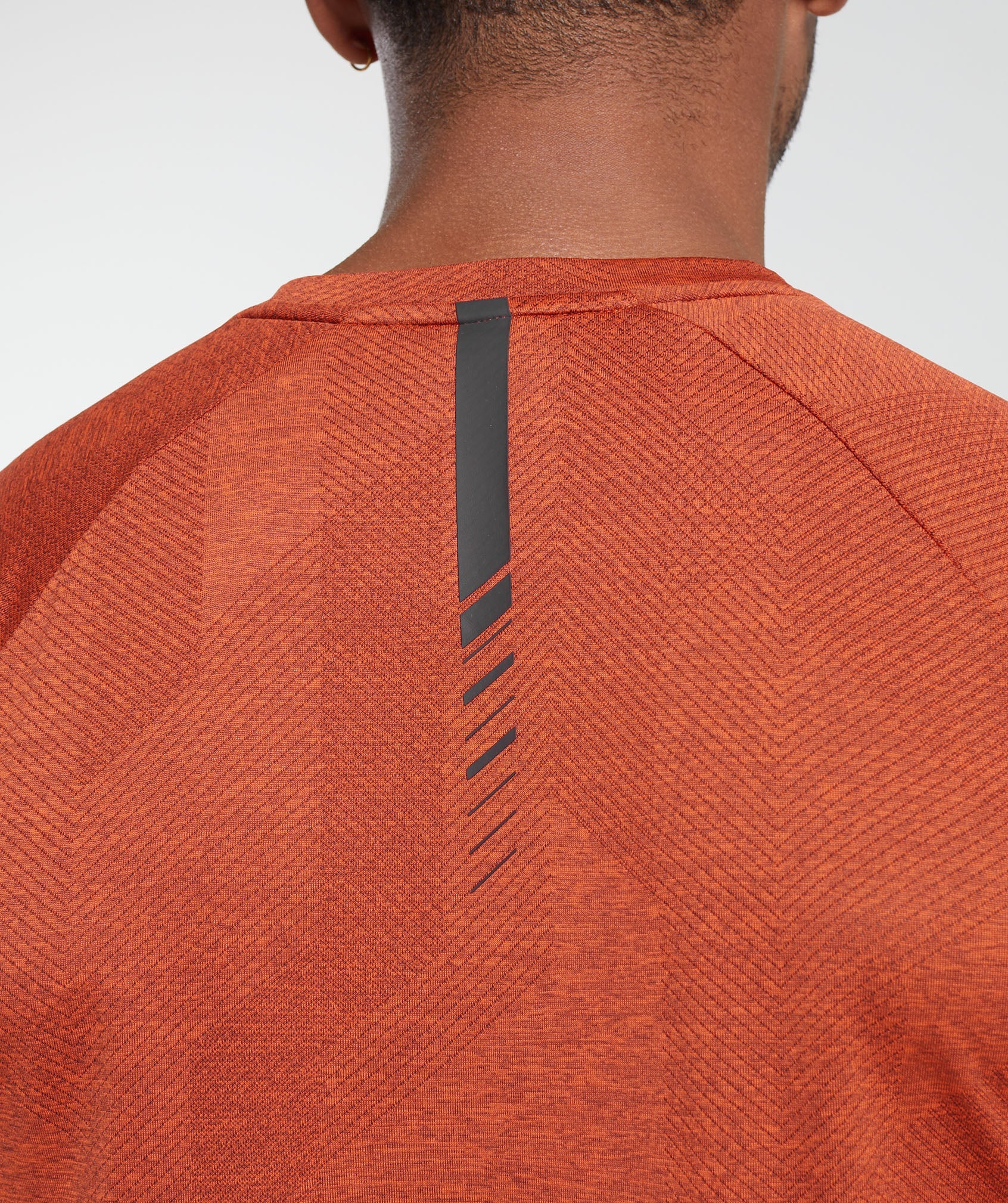 Apex T-Shirt in Rust Orange/Rust Brown - view 6