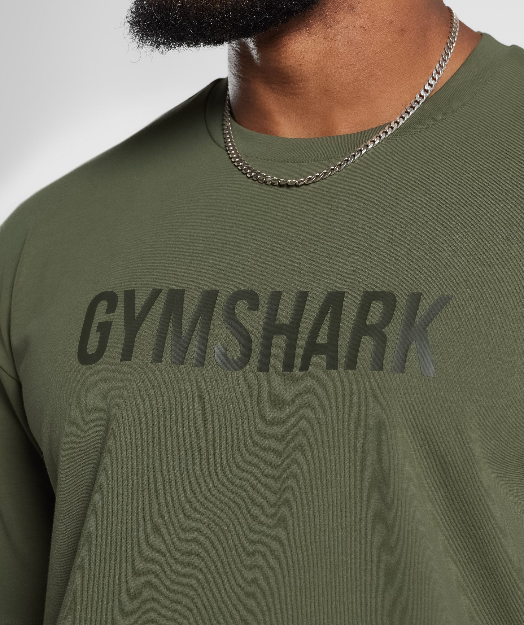 Gymshark Apollo Oversized T-Shirt - Core Olive