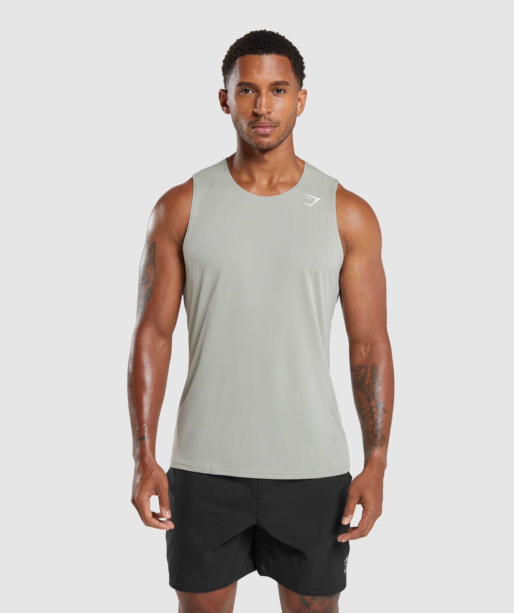 Arrival Tank in Stone Grey - view 1