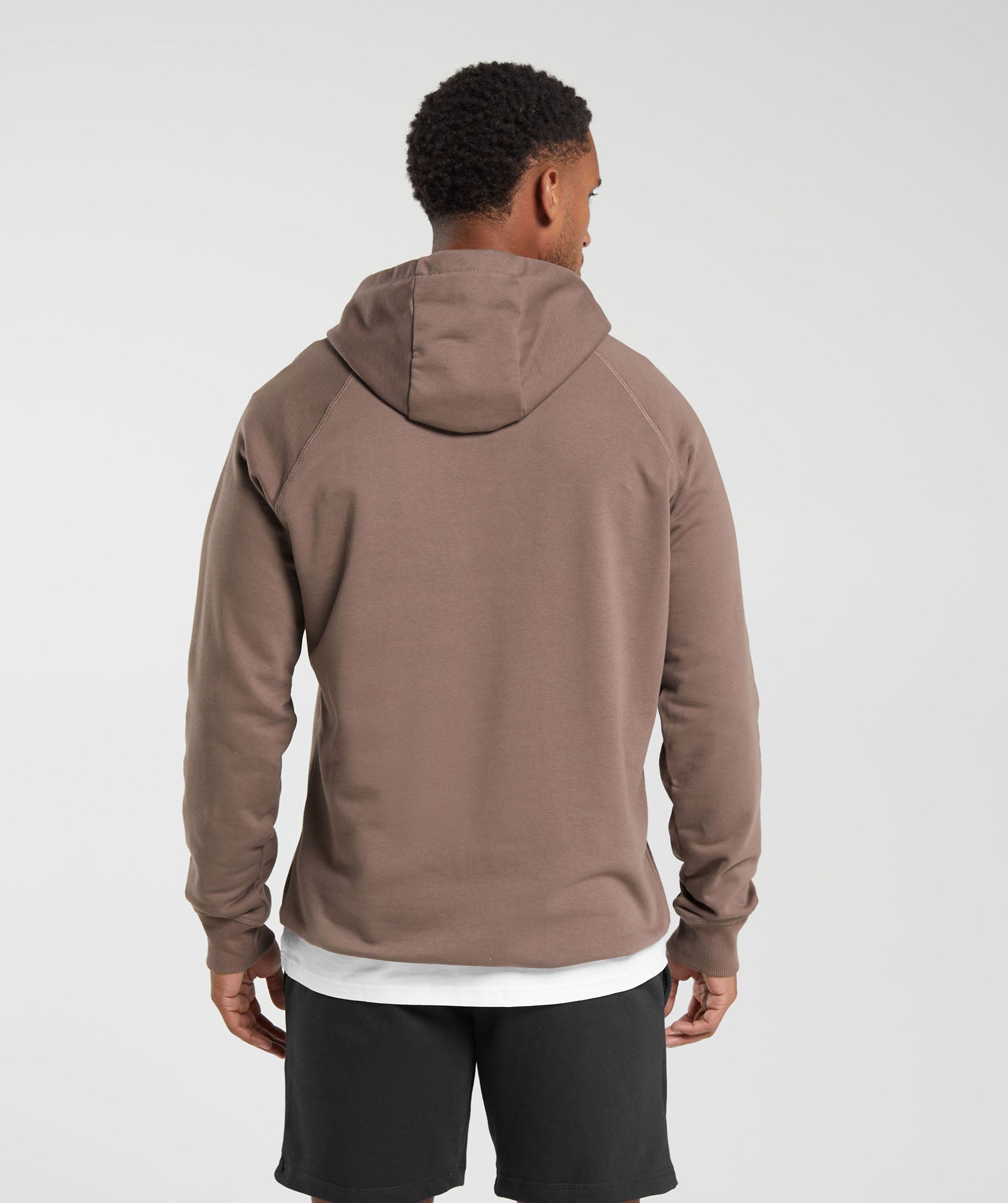 Crest Hoodie in Truffle Brown