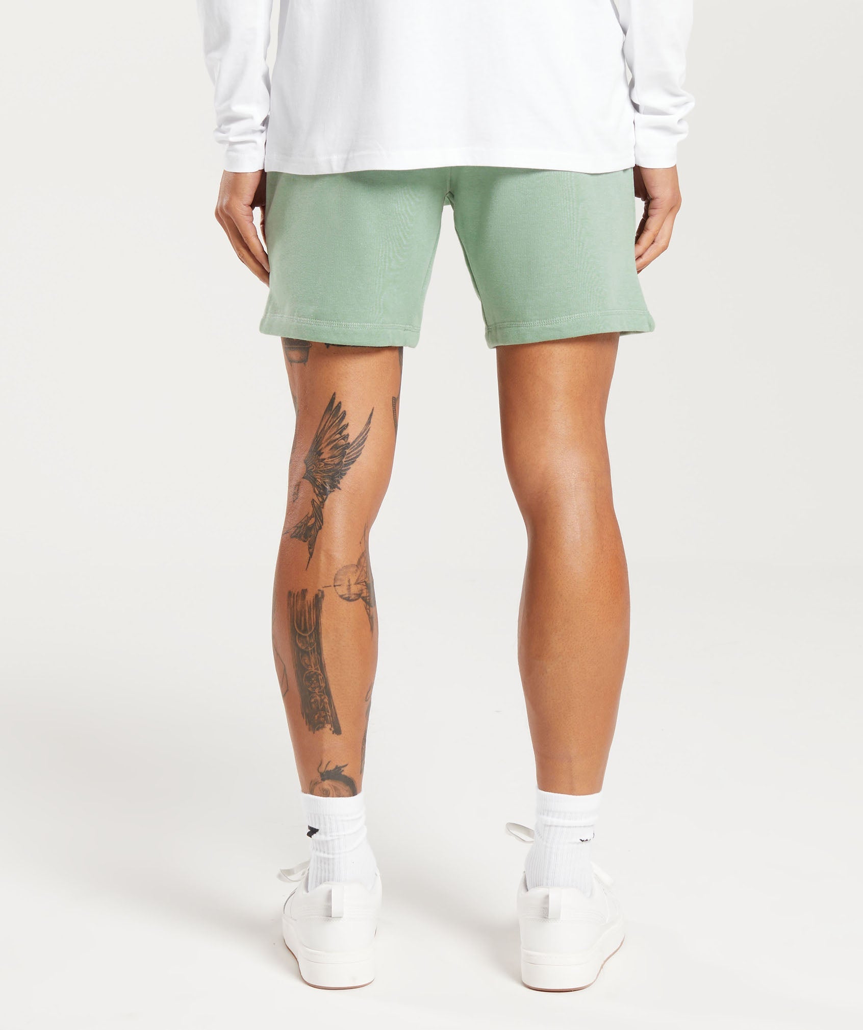 Crest Shorts in Desert Sage Green - view 2