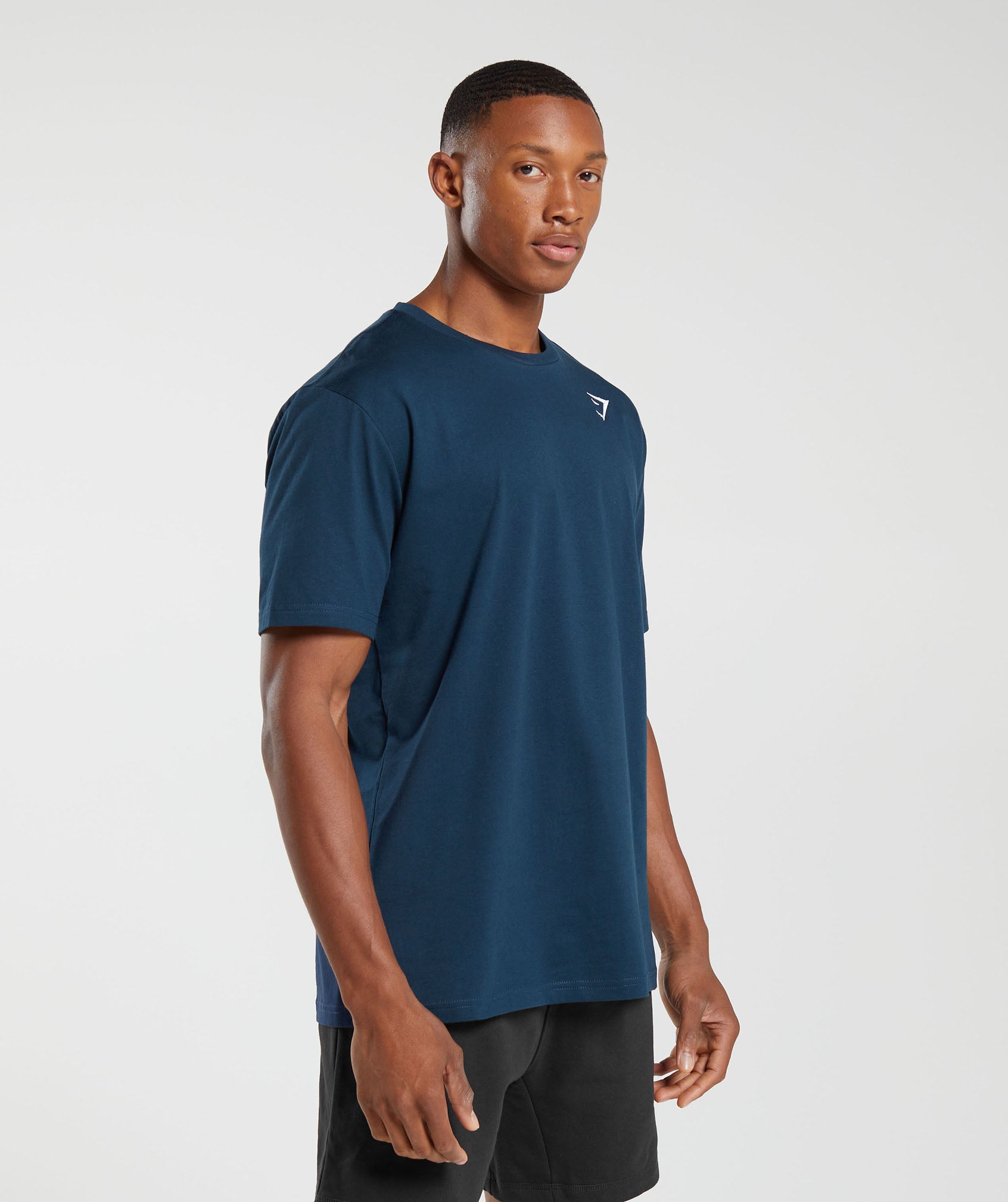 Gymshark Crest T-Shirt - Navy | Gymshark