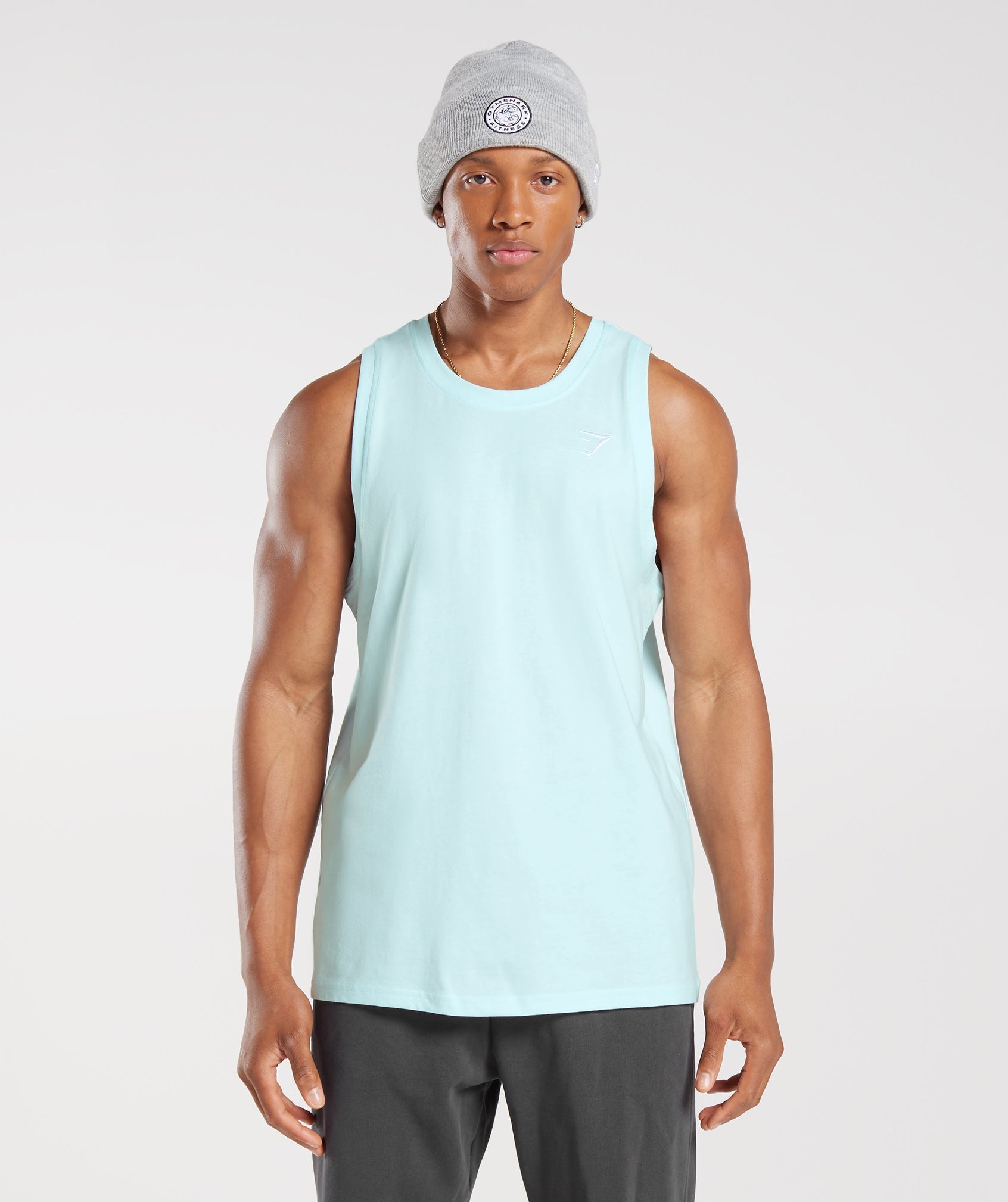 Crest Tank in Icy Blue - view 1