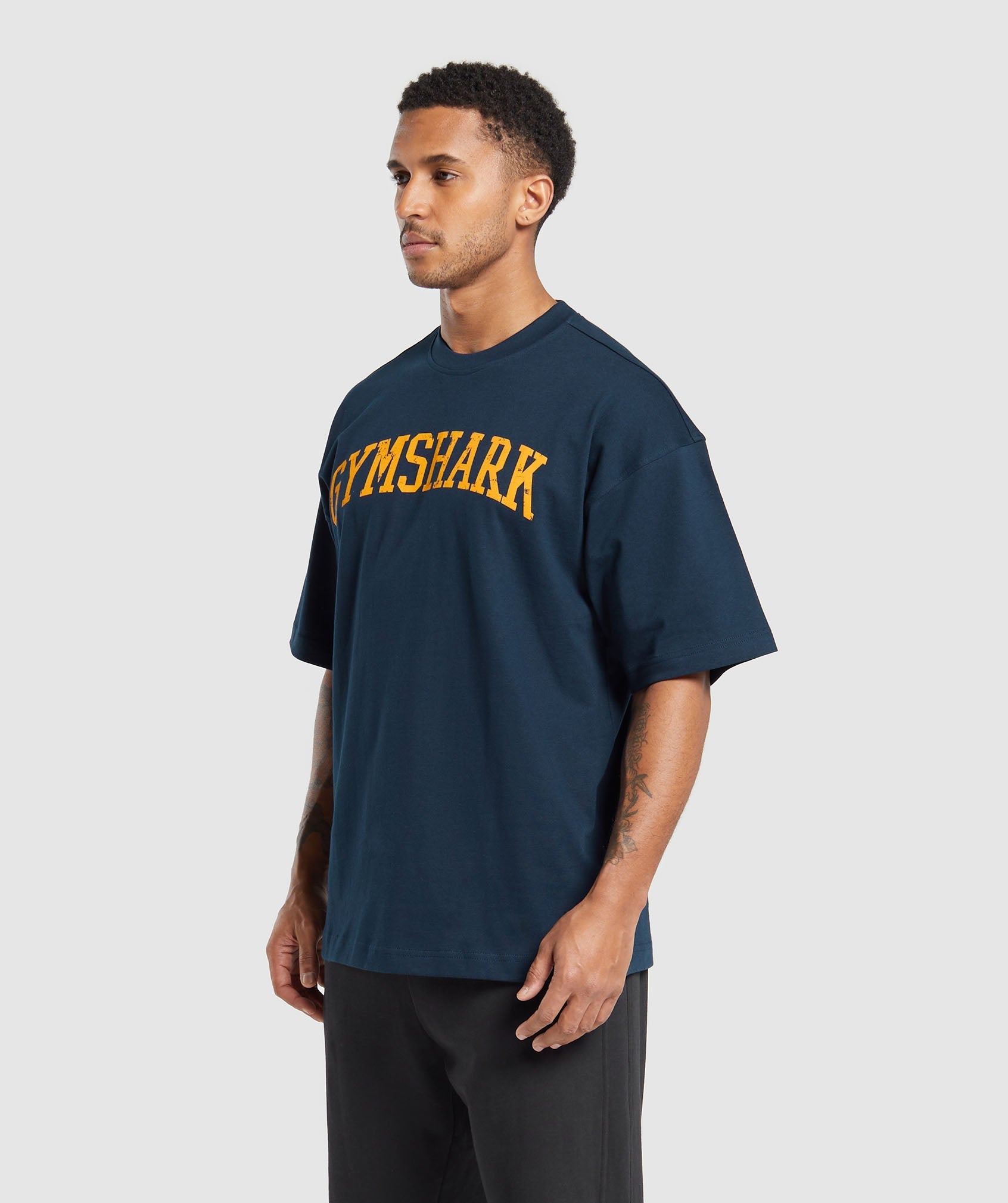 Collegiate T-Shirt in Navy - view 3